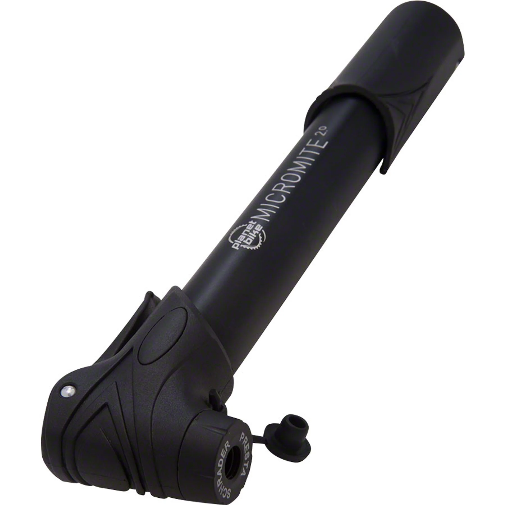 Planet Bike Micro Mite II Dual Stage Mini Frame Pump: Presta/Schrader, Black - Image 4