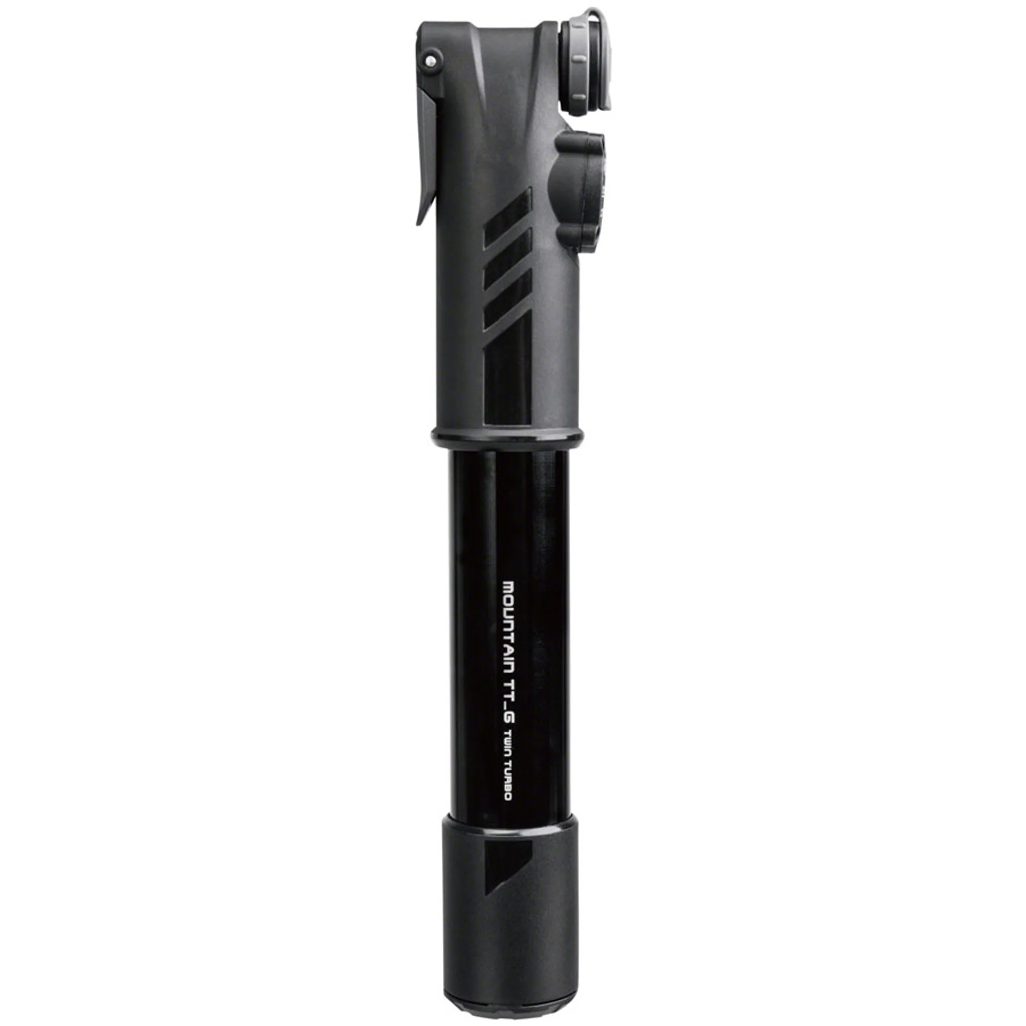 Mountain TT G Mini Pump, 60psi, With Gauge, Black