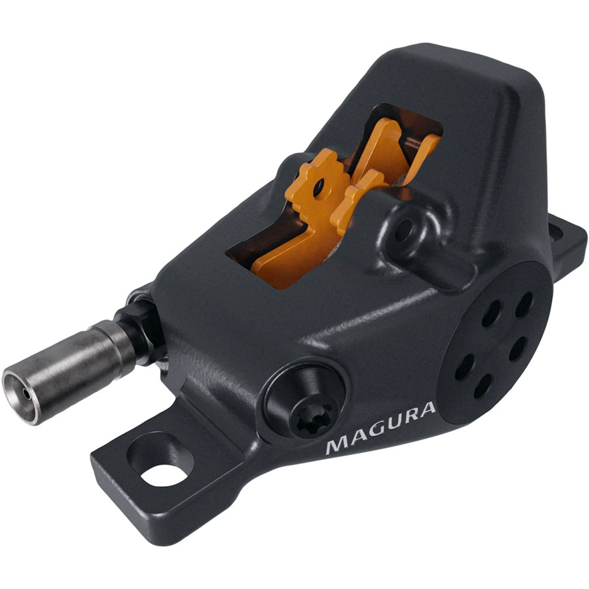 MT A2 Disc Brake Caliper - Front or Rear, Post Mount, 2-Piston, Black