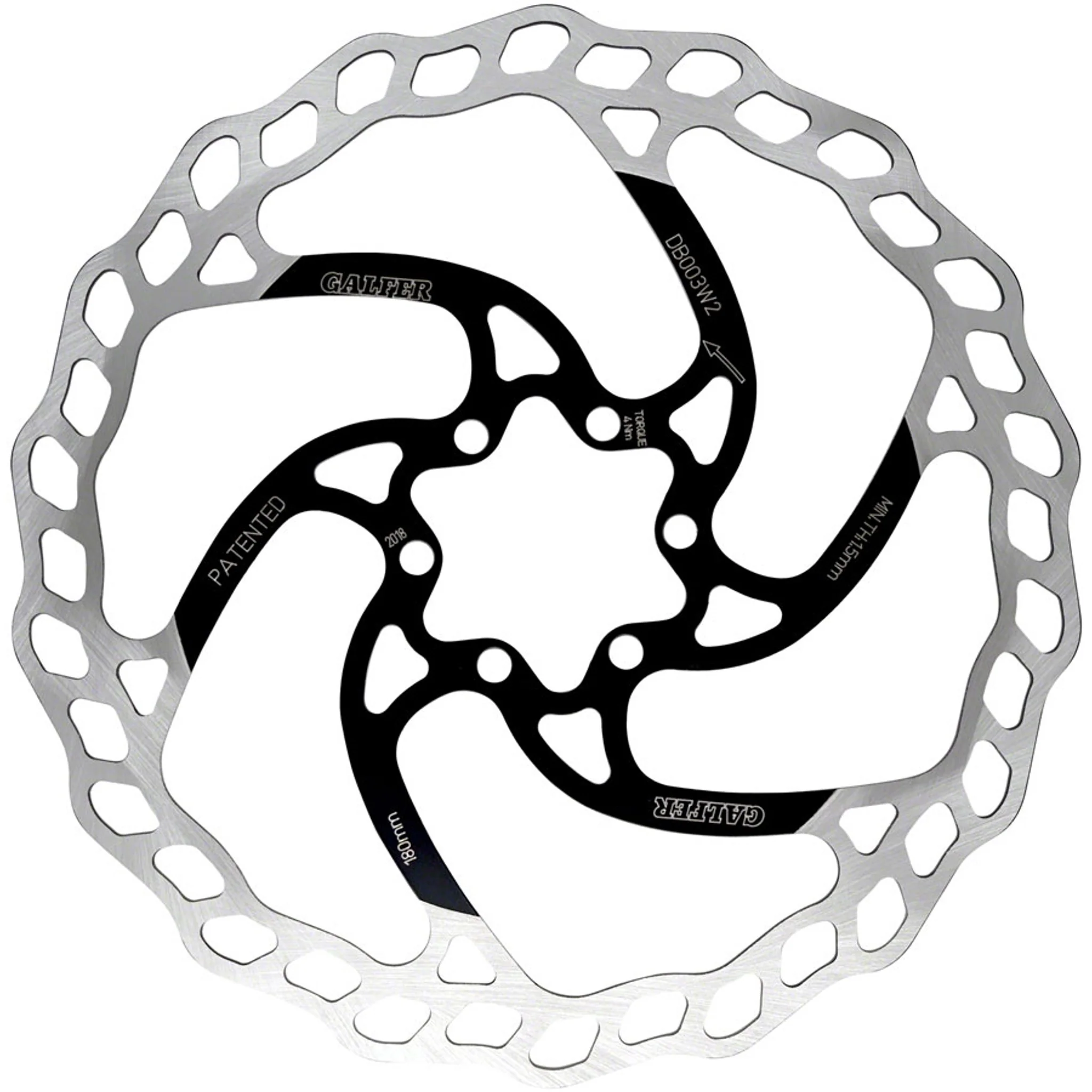 MTB/E-Bike 6-Bolt Rotor