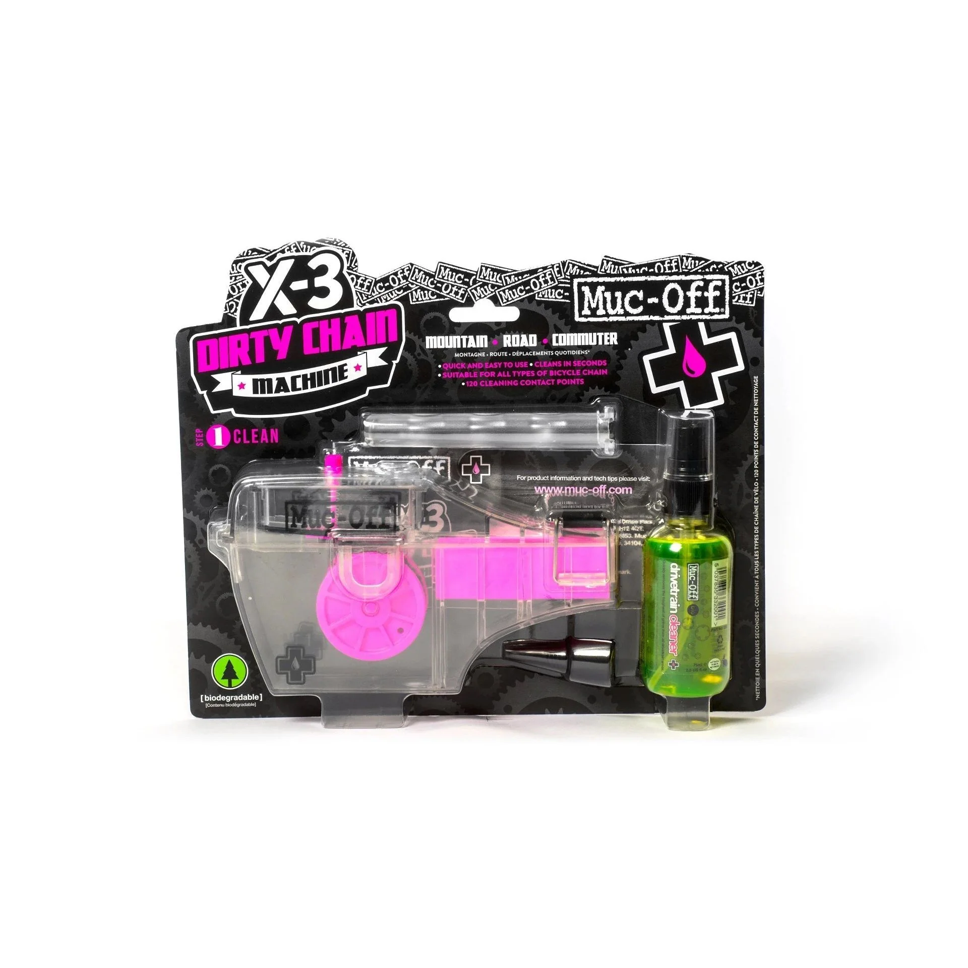 Muc-Off X-3 Dirty Chain Machine - Bike Chain Cleaning Kit