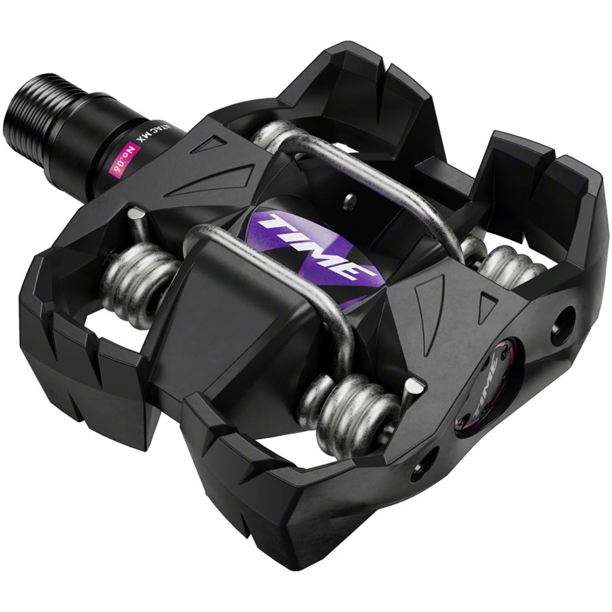 MX 6 Pedals - Dual Sided Clipless with Platform, Aluminum, 9/16", Black, B1 - Image 2