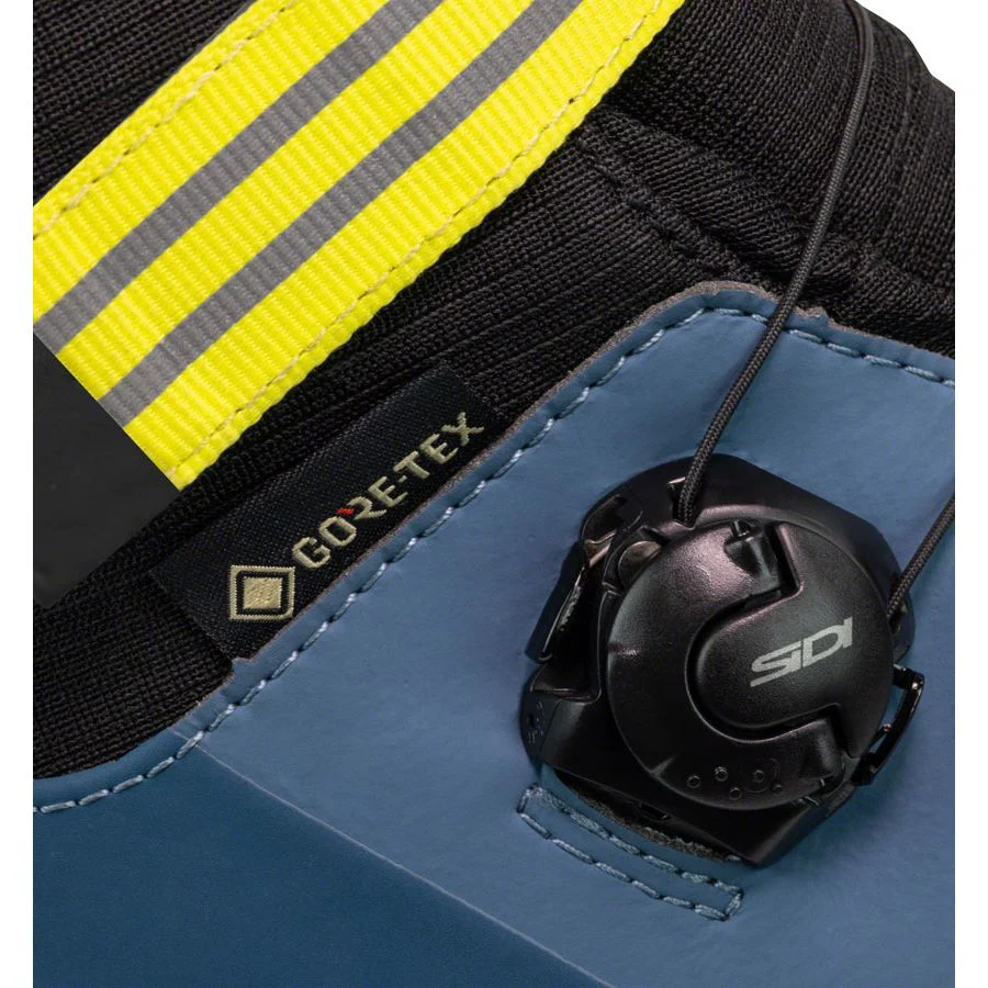 Nix Cycling Boot - Navy/Yellow Fluo - Image 6