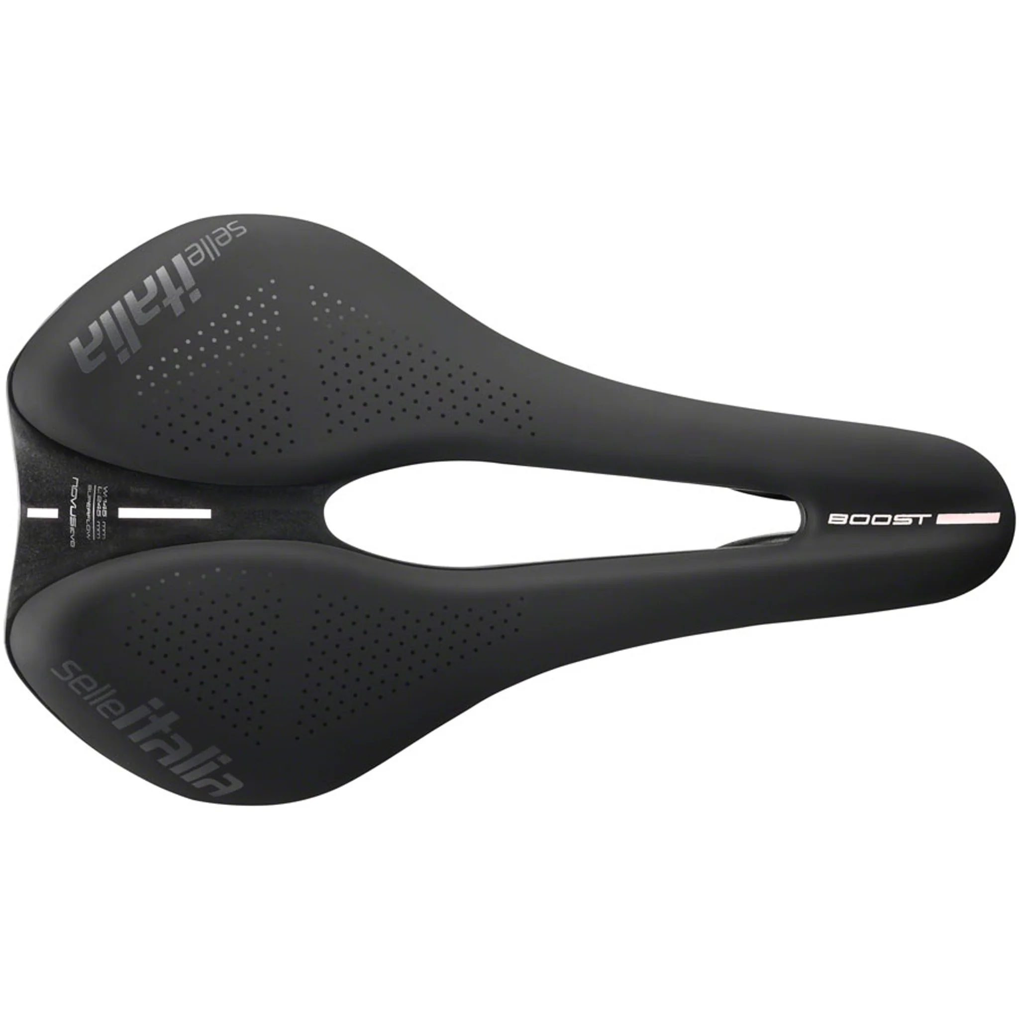 Novus Evo Boost TM Superflow Saddle - Manganese, Black, L3 - Image 2