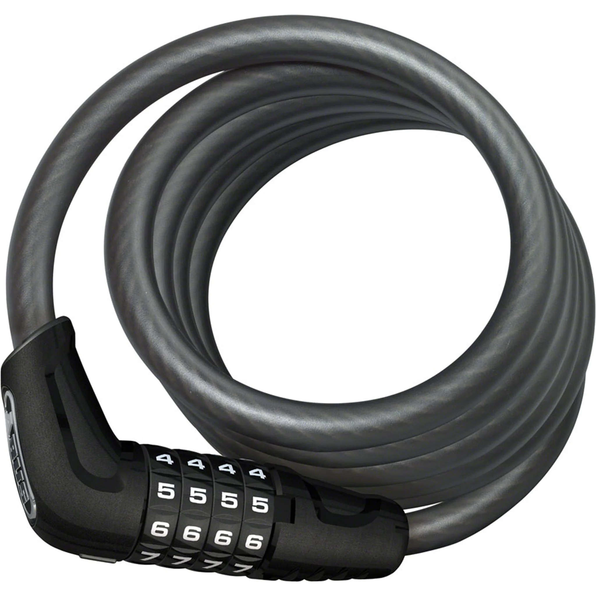 Numero 5510C  Cable Lock -Combination, 180cmx10mm With SR (Selle Royal) Mount, Black