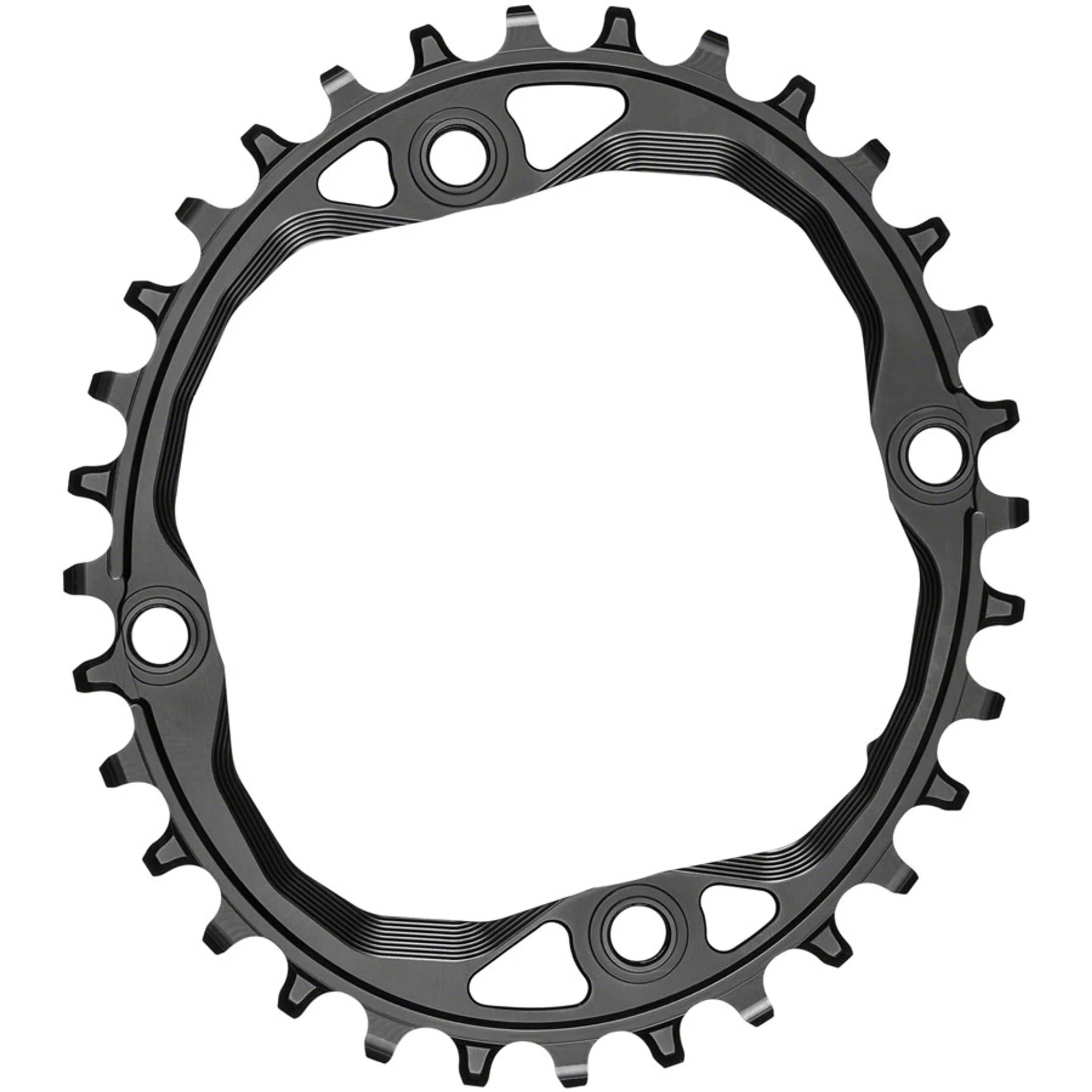 Oval 104 BCD 4-Bolt Chainring for Hyperglide+ - Oval 104 BCD Chainring - Oval 104 BCD Chainring