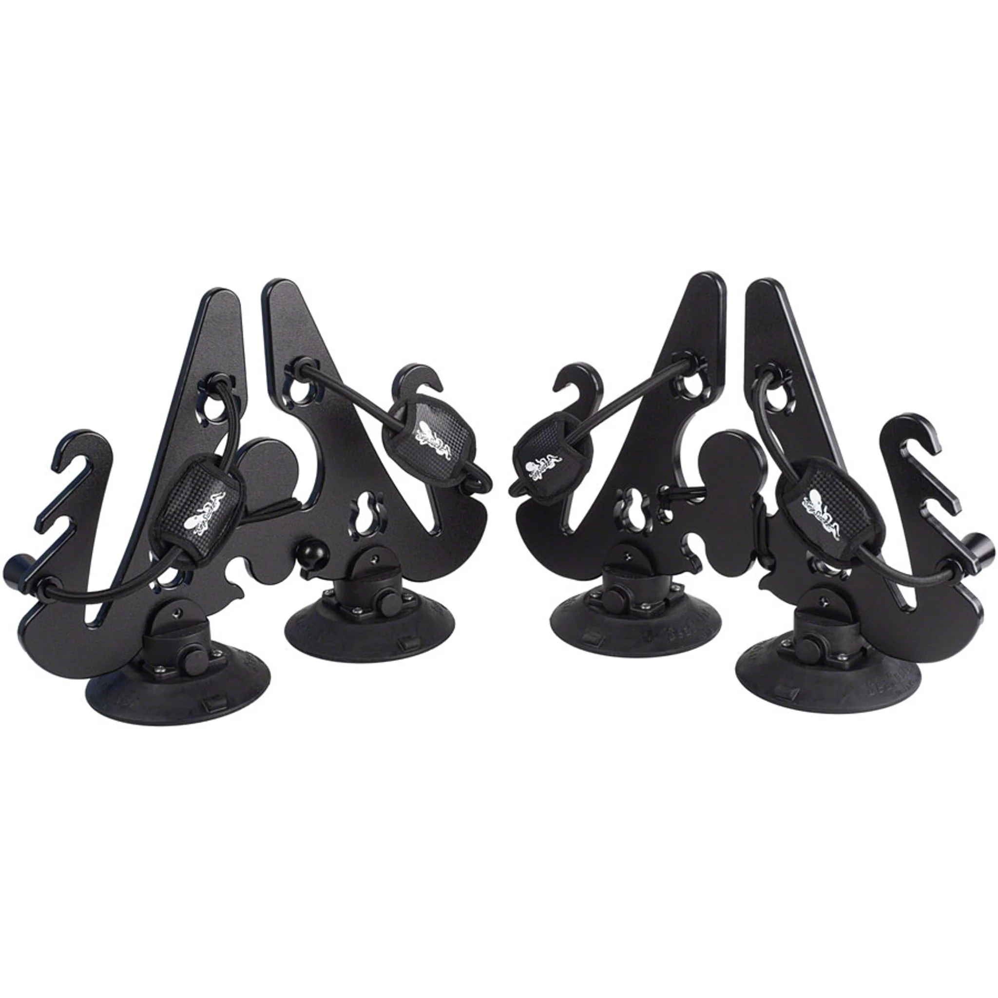 Pallavicini Ski Rack - Holds 2 Pair W/Poles, or 2 Snowboards, Black