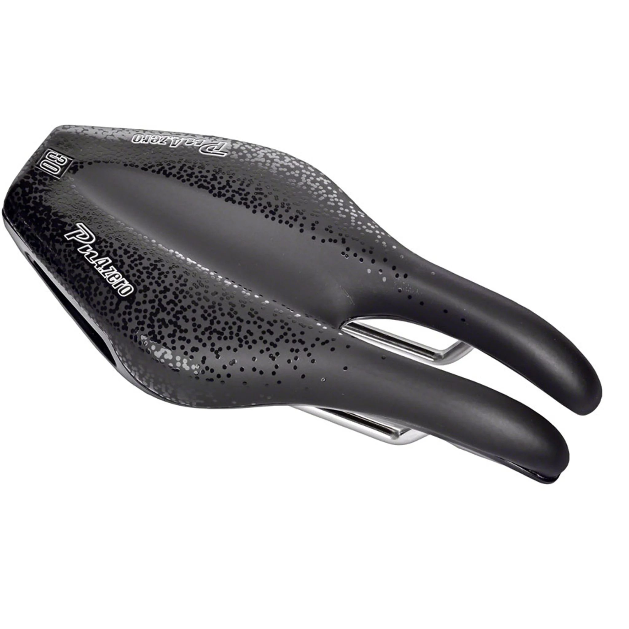 PN 4.0 Saddle - Stainless Steel, Black