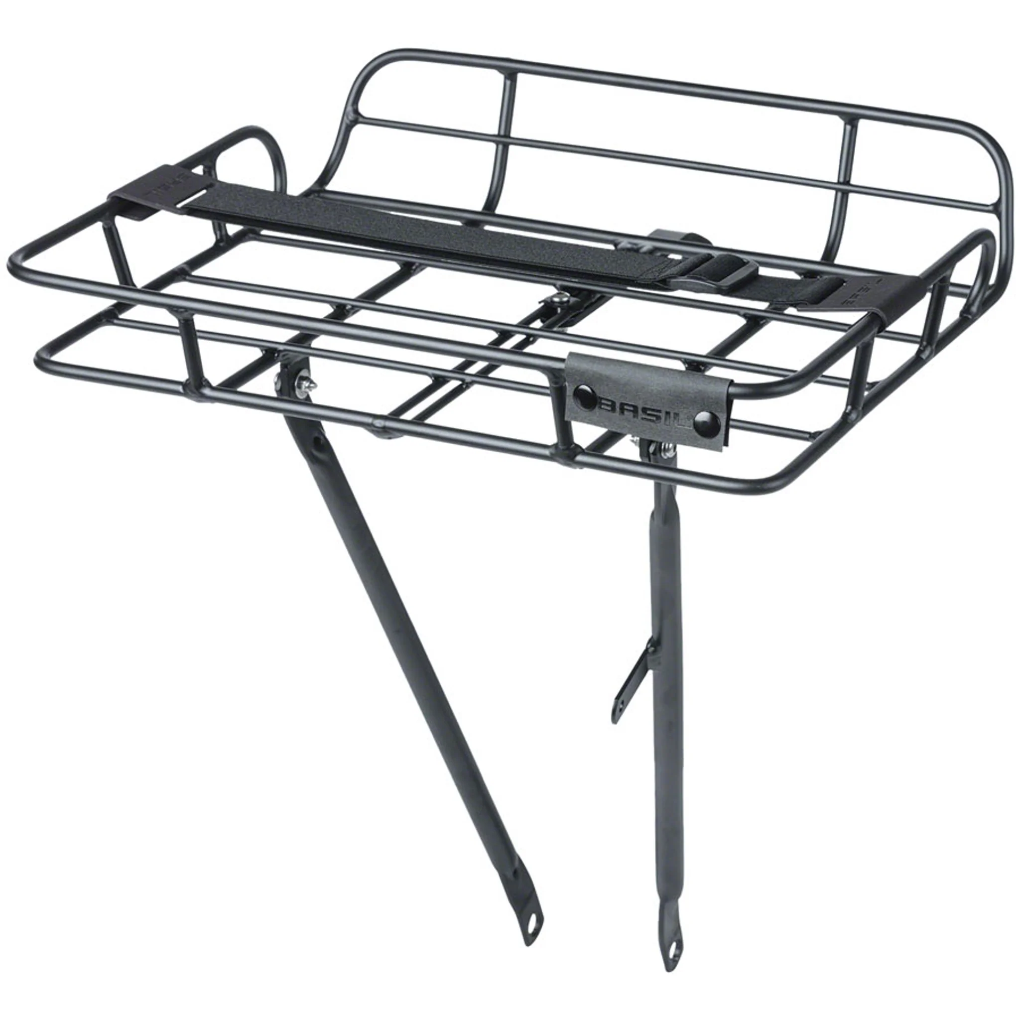 Portland Front Rack, Aluminum, Black