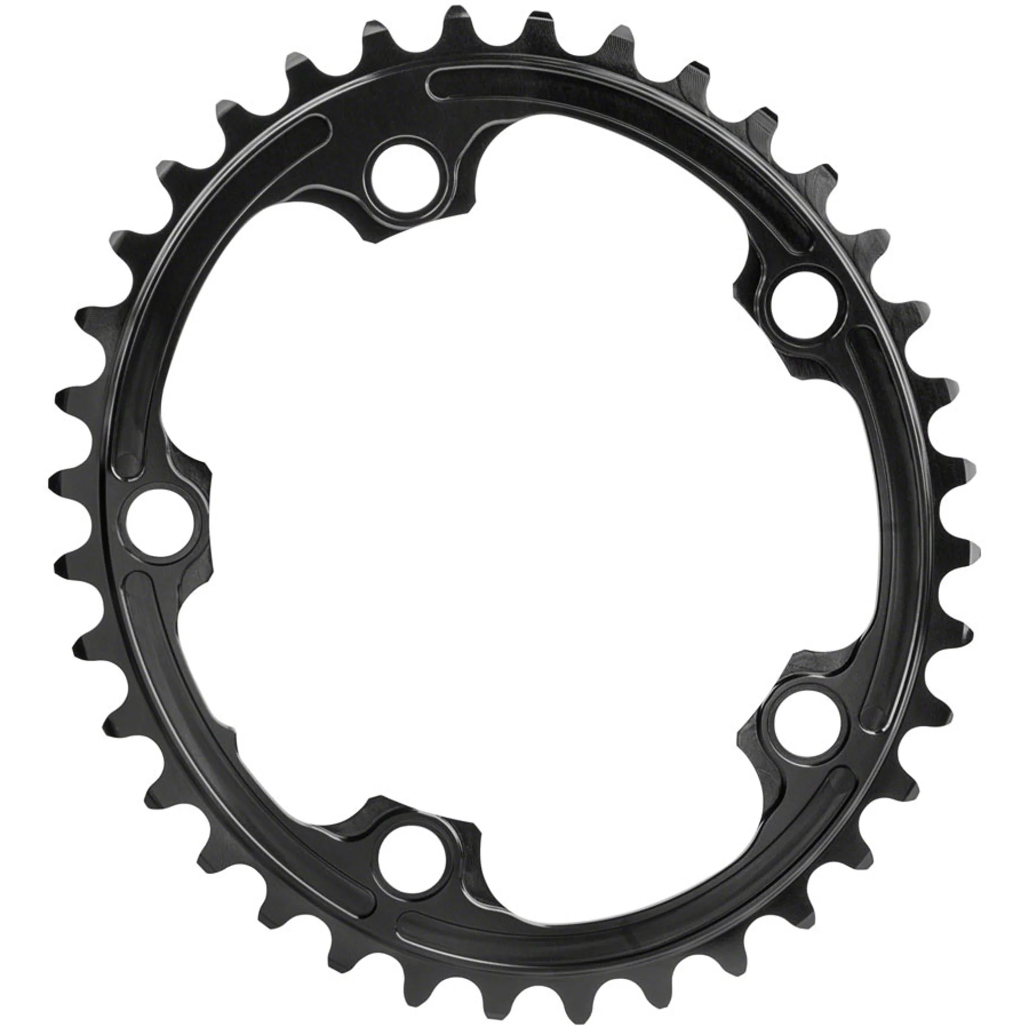 Premium Oval 110 BCD 5-Bolt Road Chainring - Image 2