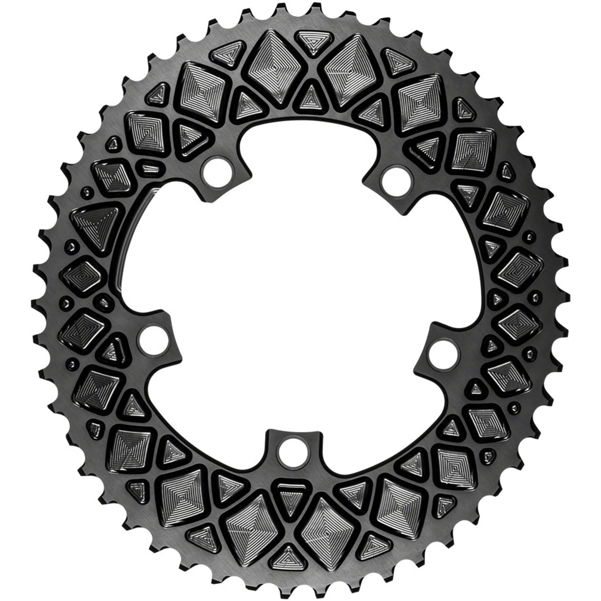 Premium Oval 110 BCD 5-Bolt Road Chainring - Image 3