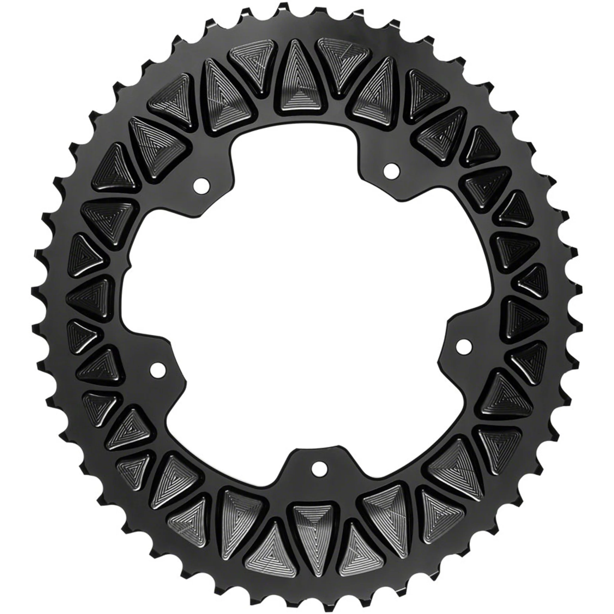Premium Sub-Compact Oval 110 BCD 5-Bolt Road Chainring - Image 2