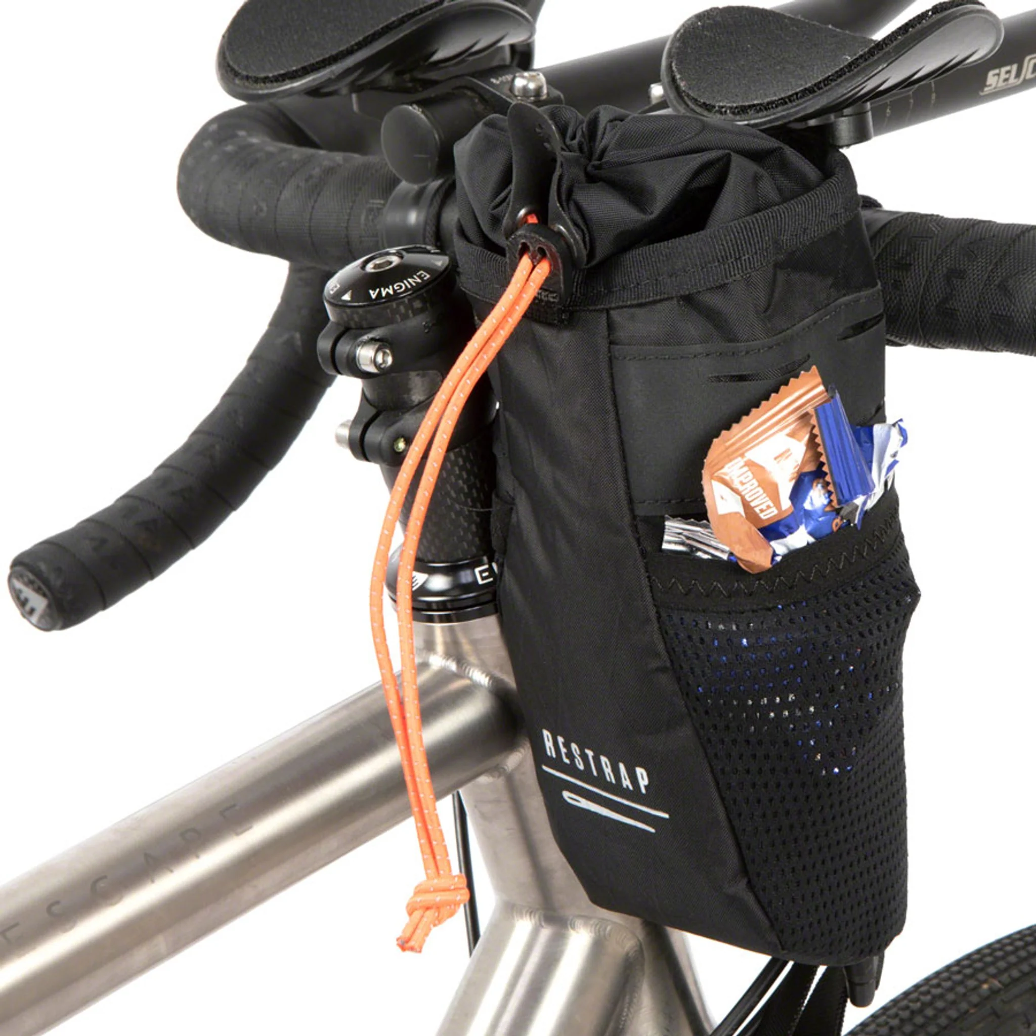 Race Stem/ Handlebar Bag - 1.1L, Black - Image 8