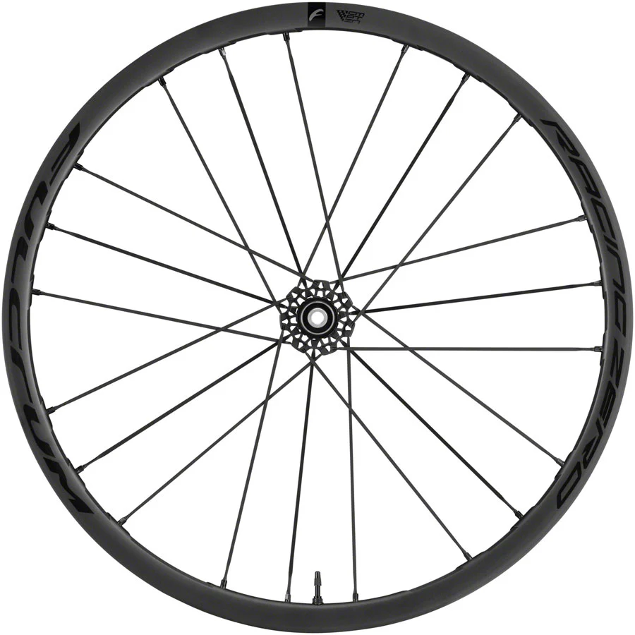 Racing Zero Competizione DB Front Wheel - 700, 12 x 100mm, Center-Lock, Black