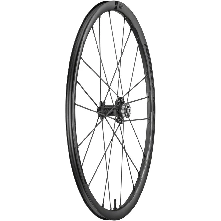 Racing Zero Competizione DB Front Wheel - 700, 12 x 100mm, Center-Lock, Black - Image 2