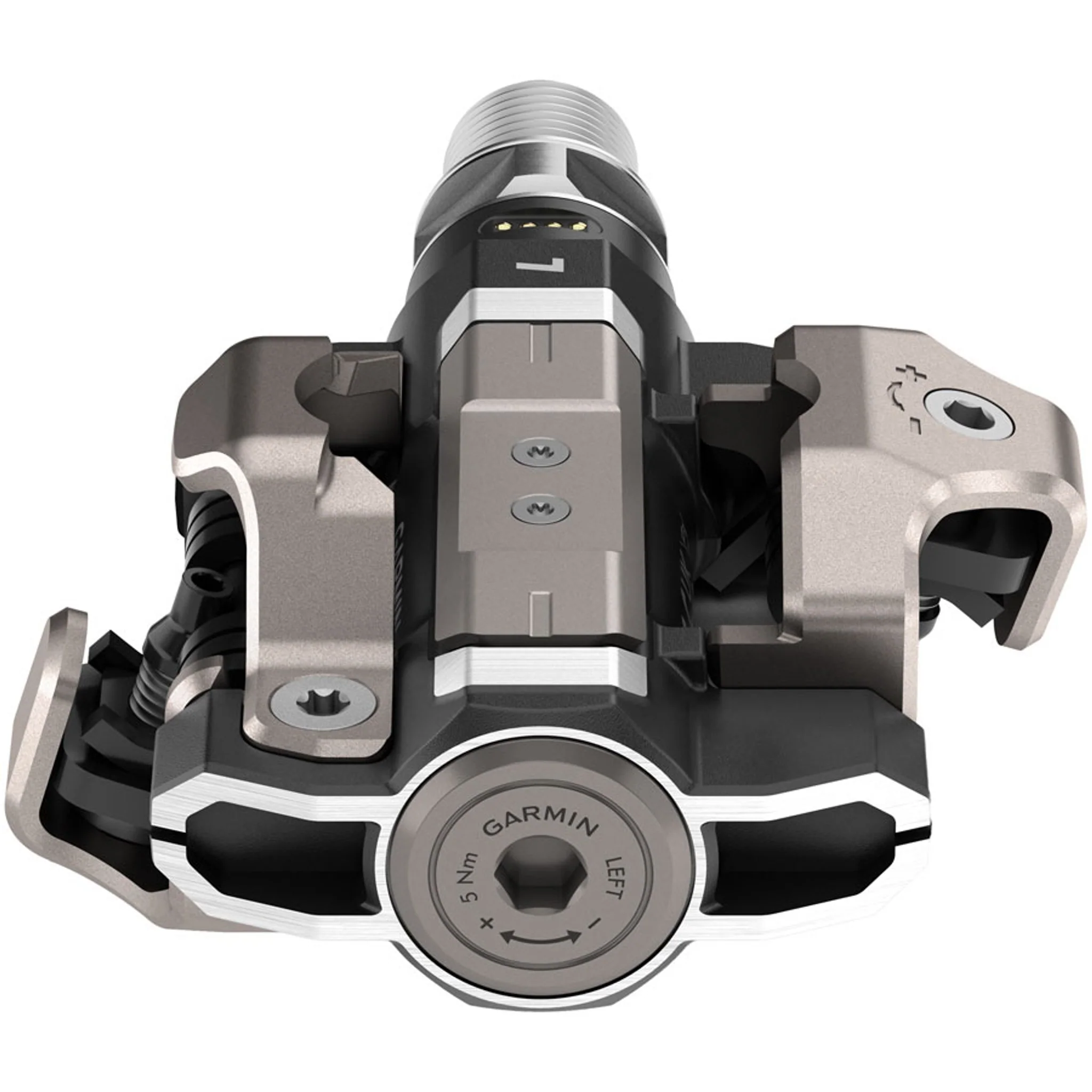 Rally XC110 Power Meter Pedals - Dual Sided Clipless, Alloy, 9/16", Black, Pair, Single-Sensing, Shimano SPD - Image 2