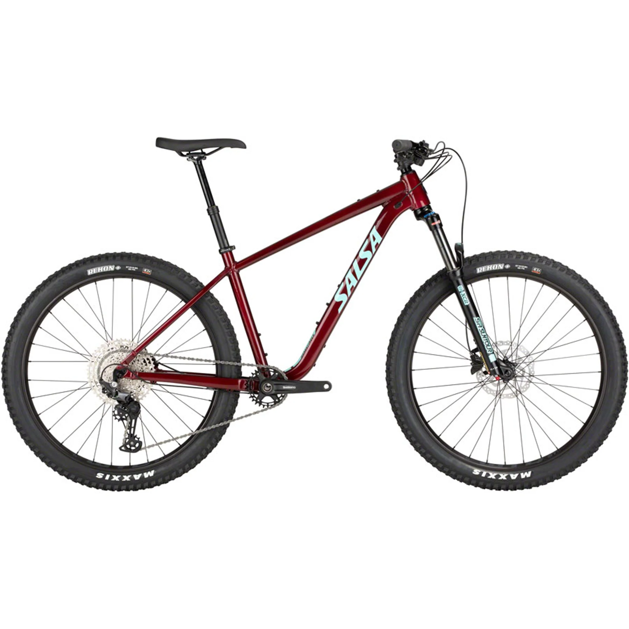 Rangefinder Deore 12 27.5+ Bike - Dark Red