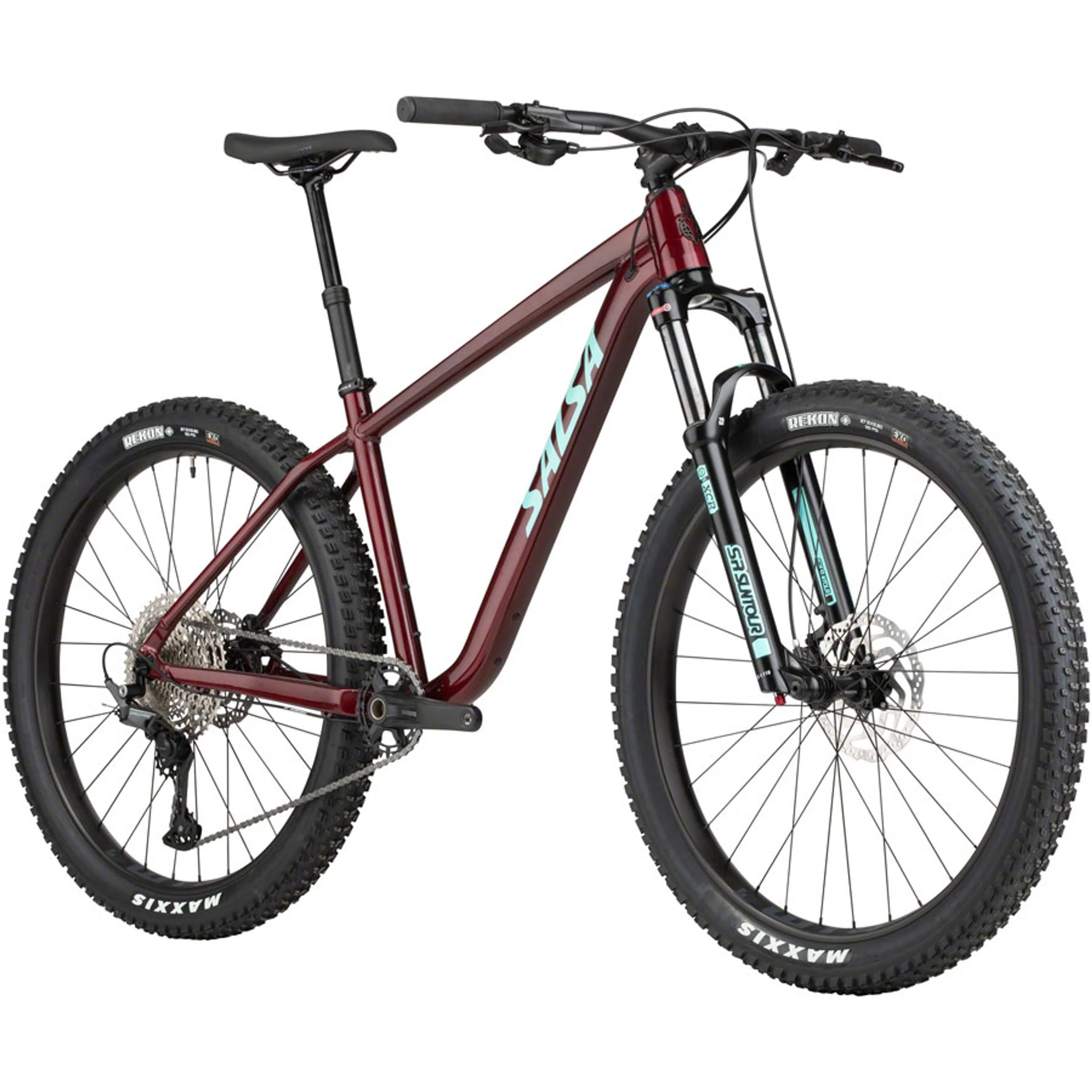 Rangefinder Deore 12 27.5+ Bike - Dark Red - Image 2