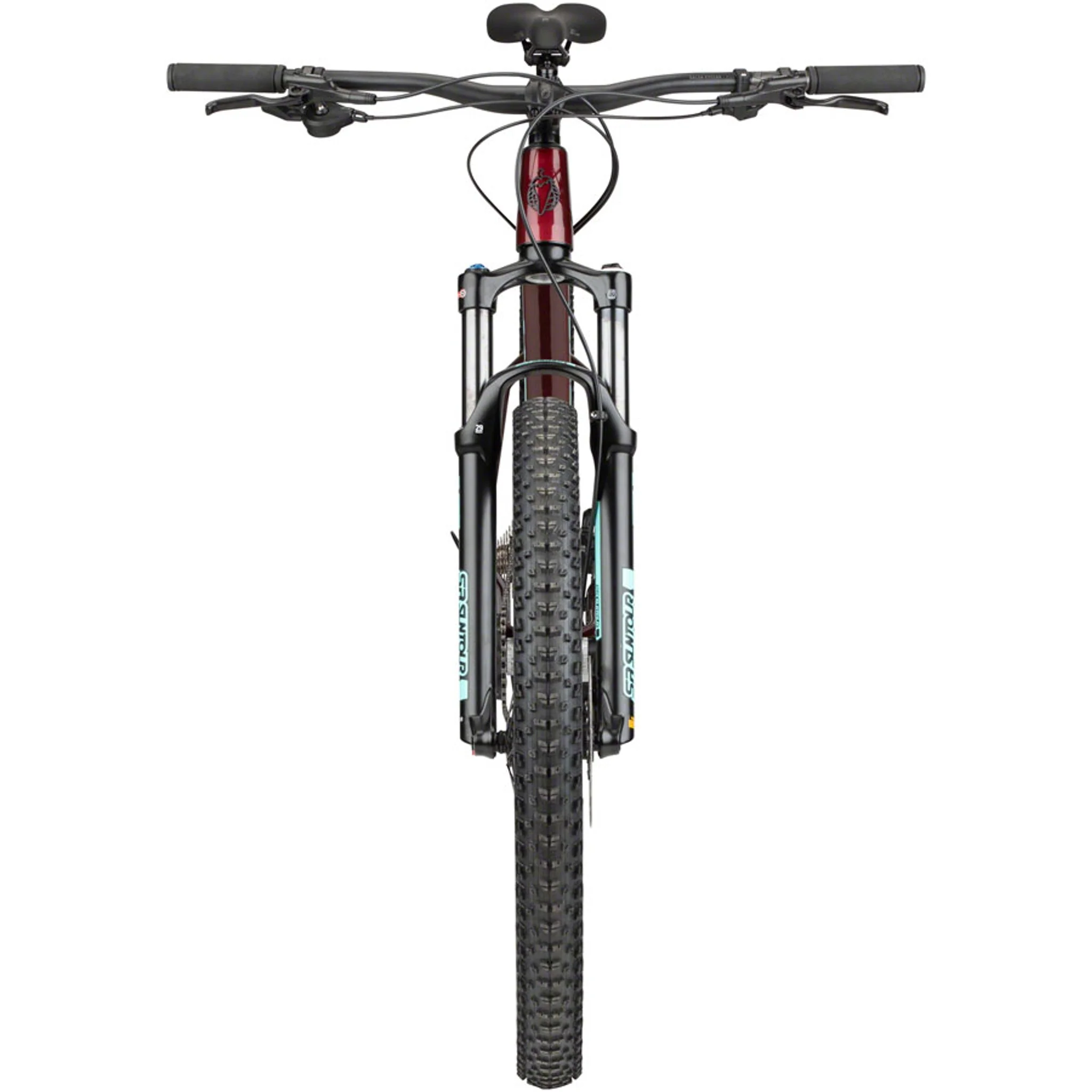 Rangefinder Deore 12 27.5+ Bike - Dark Red - Image 4