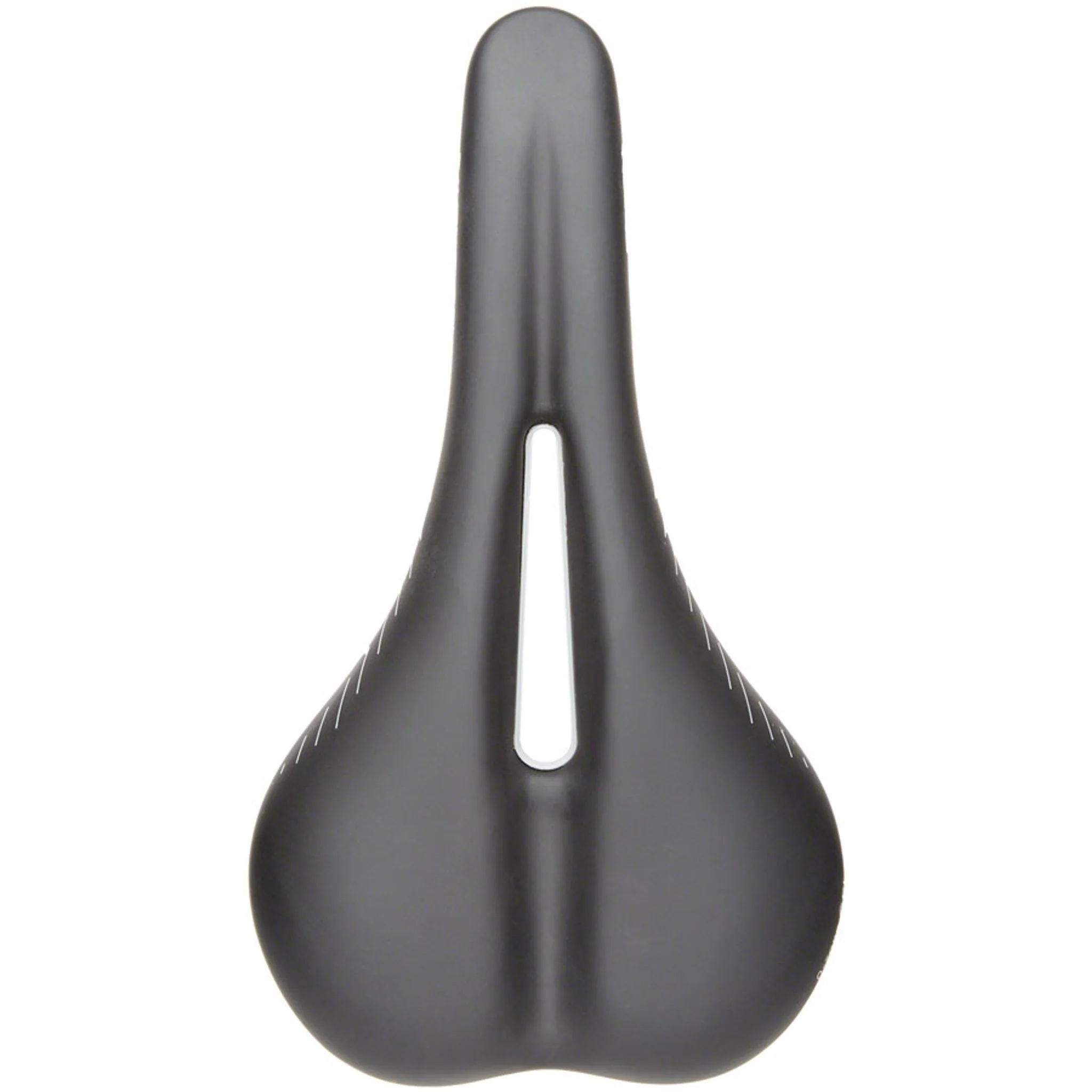 Raven Ti Gel Saddle - Titanium, Black
