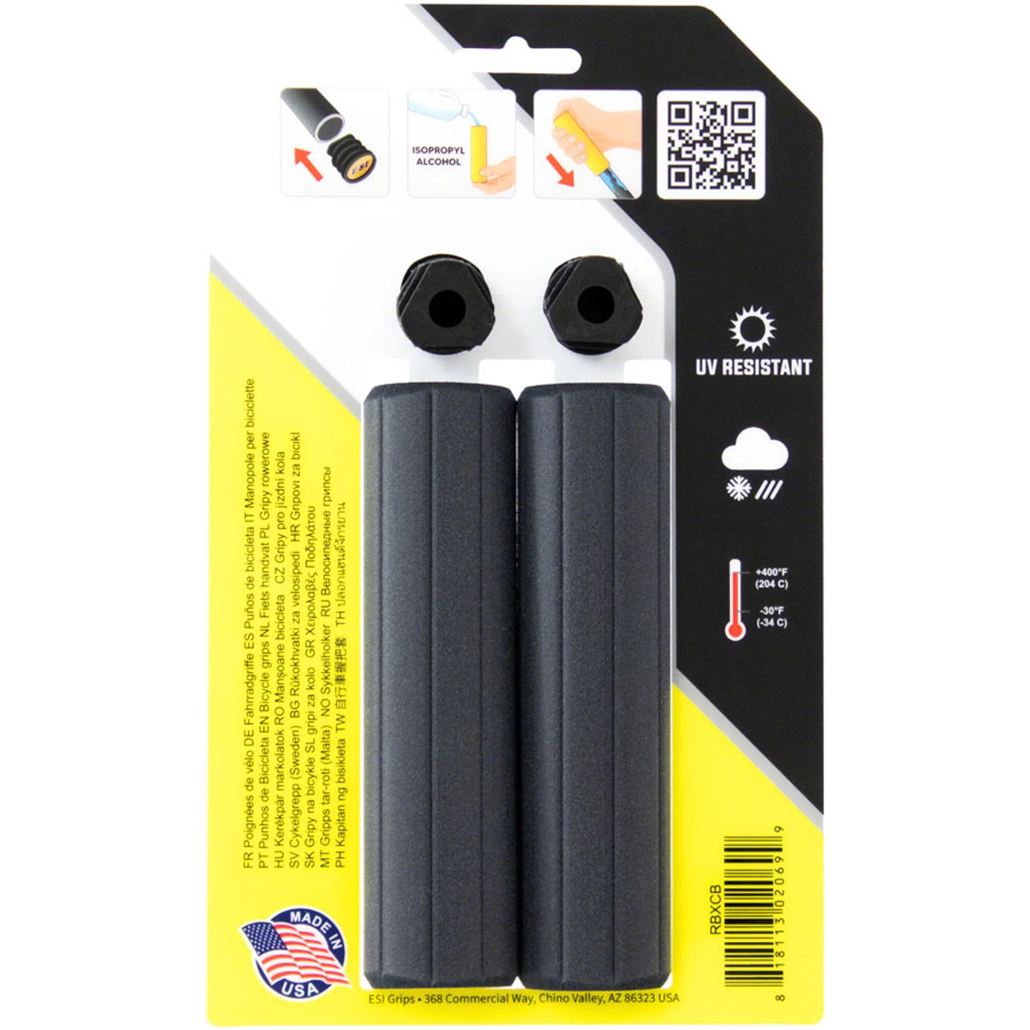 Ribbed Extra Chunky Grips - Black - Image 2