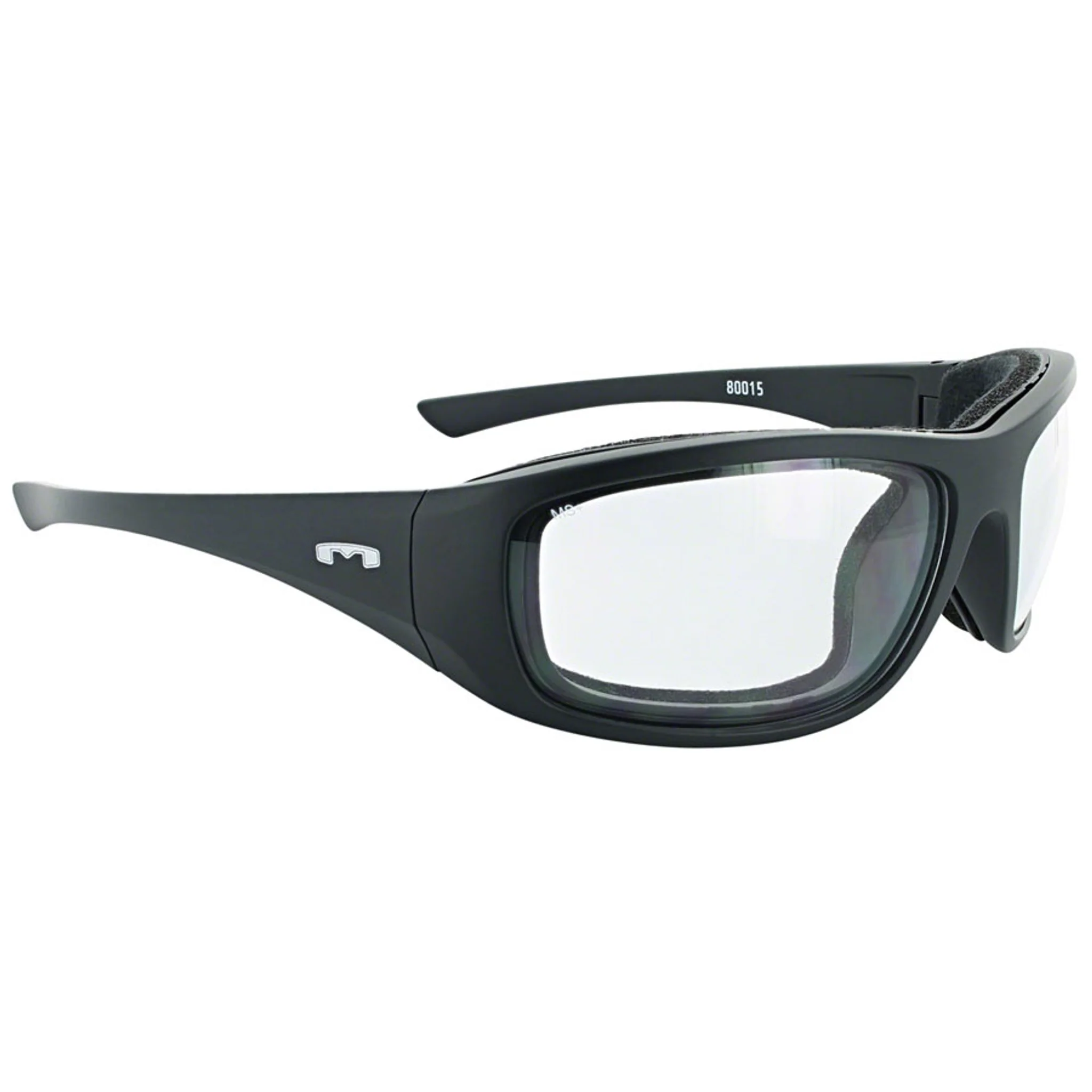 Roadhenge Safety Glasses - Matte Black, Clear Lens