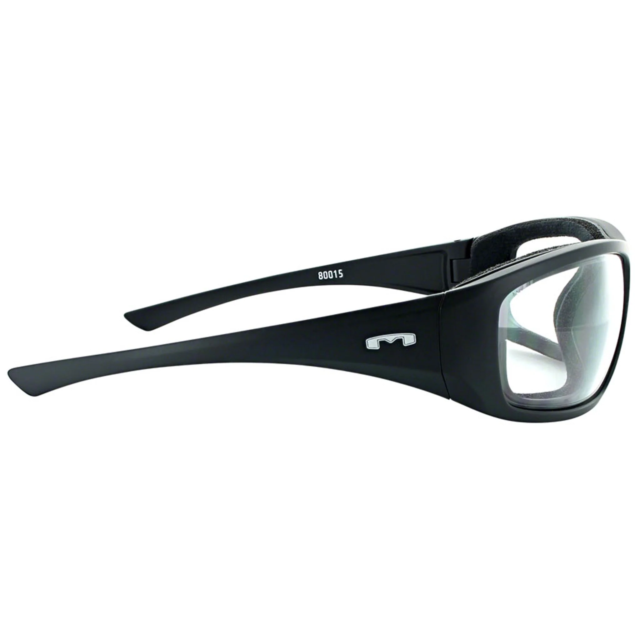 Roadhenge Safety Glasses - Matte Black, Clear Lens - Image 3