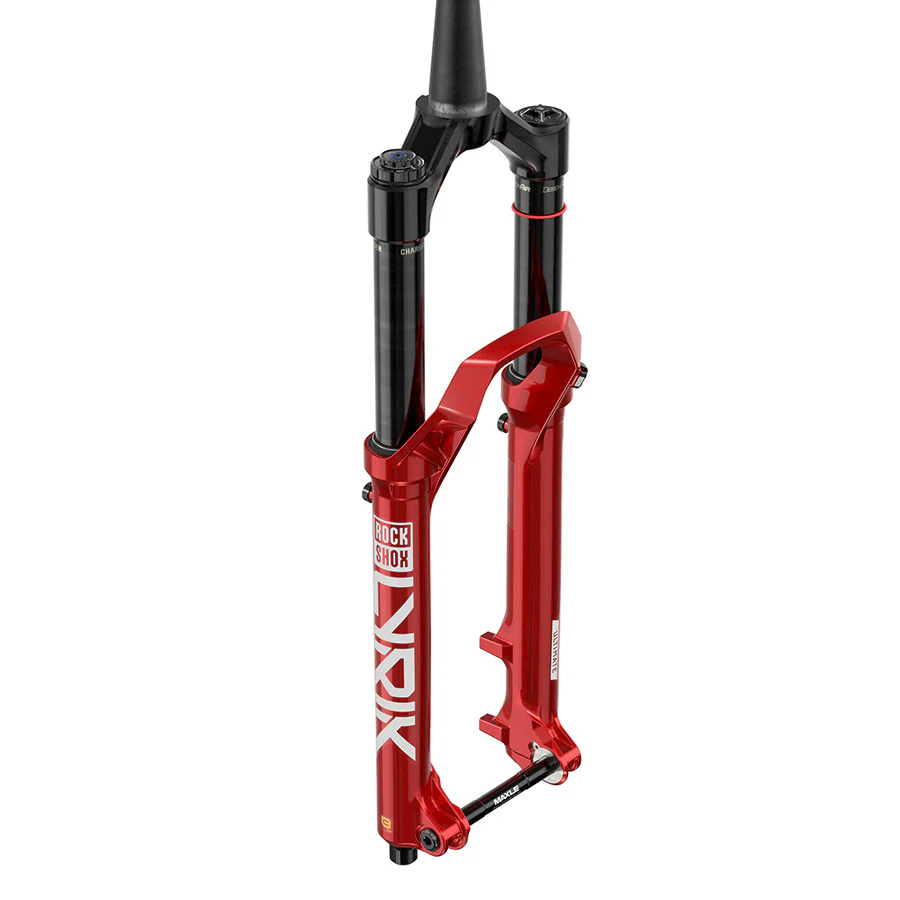 RockShox, Lyrik Ultimate D2, Suspension Fork, 27.5'', DebonAir+ W/ButterCups, 150mm, 1-1/8''-1.5'', 15x110mm TA, Rake: 44mm, Red