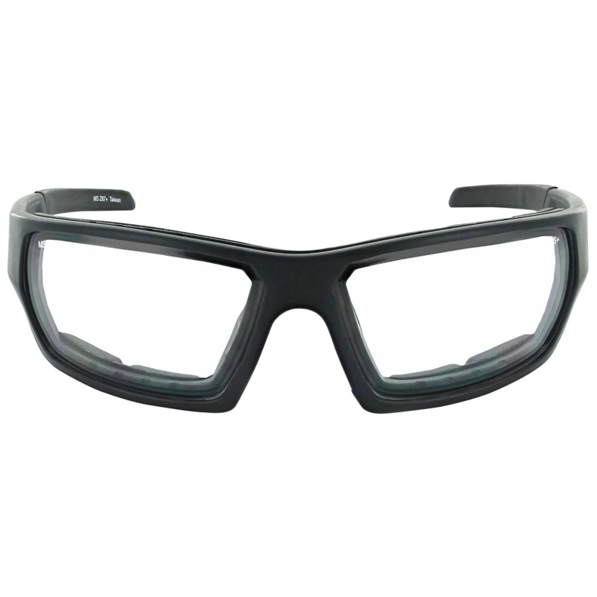 Roscoe Safety Glasses - Matte Black, Clear Lens - Image 3