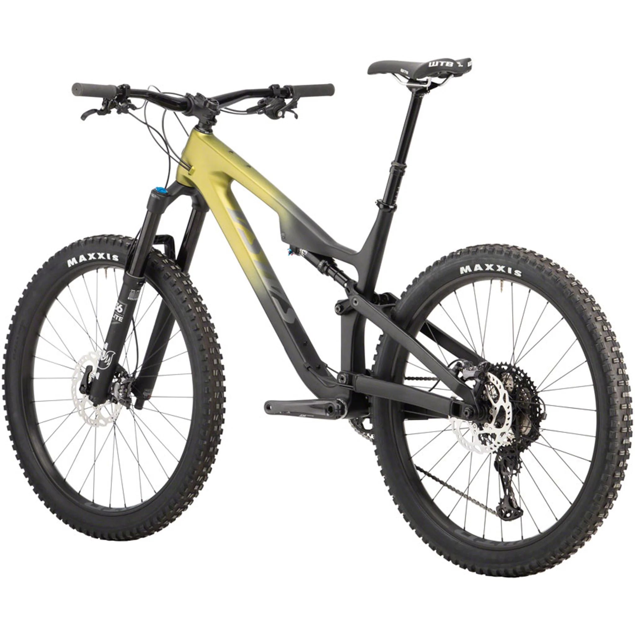 Rustler Carbon XT Bike - Green/Raw Fade - Image 3