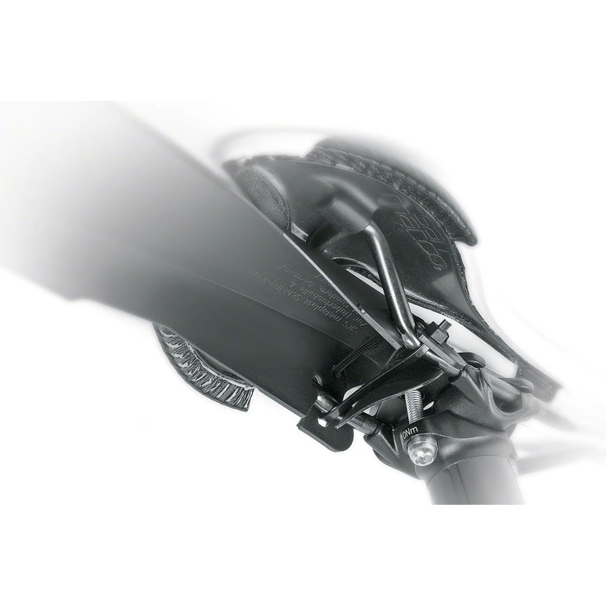 S-Guard Clip-On Rear Fender - Saddle Mount, Black - Image 2