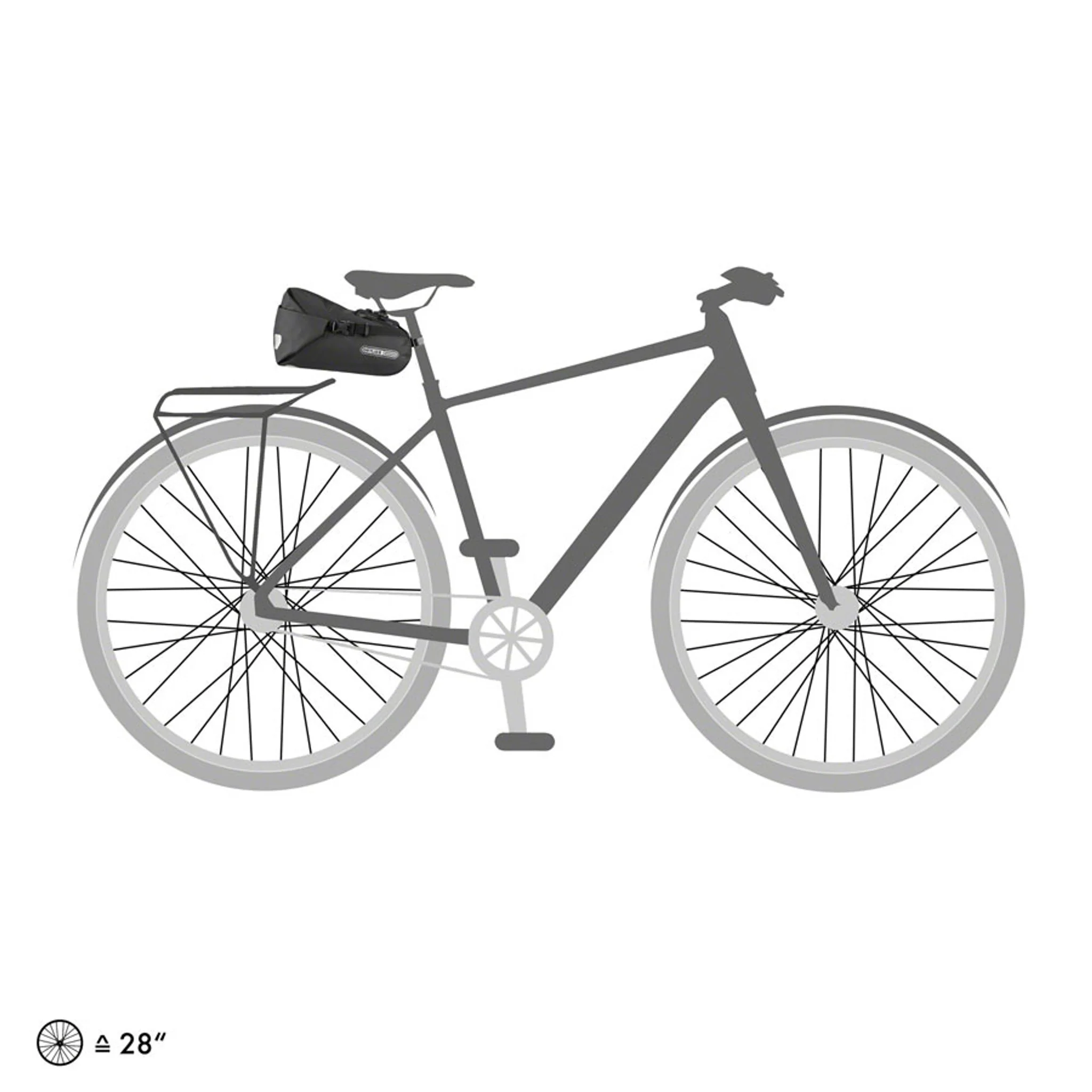 Saddle-Bag Seat Bag - 4.1L, Black Matte - Image 6