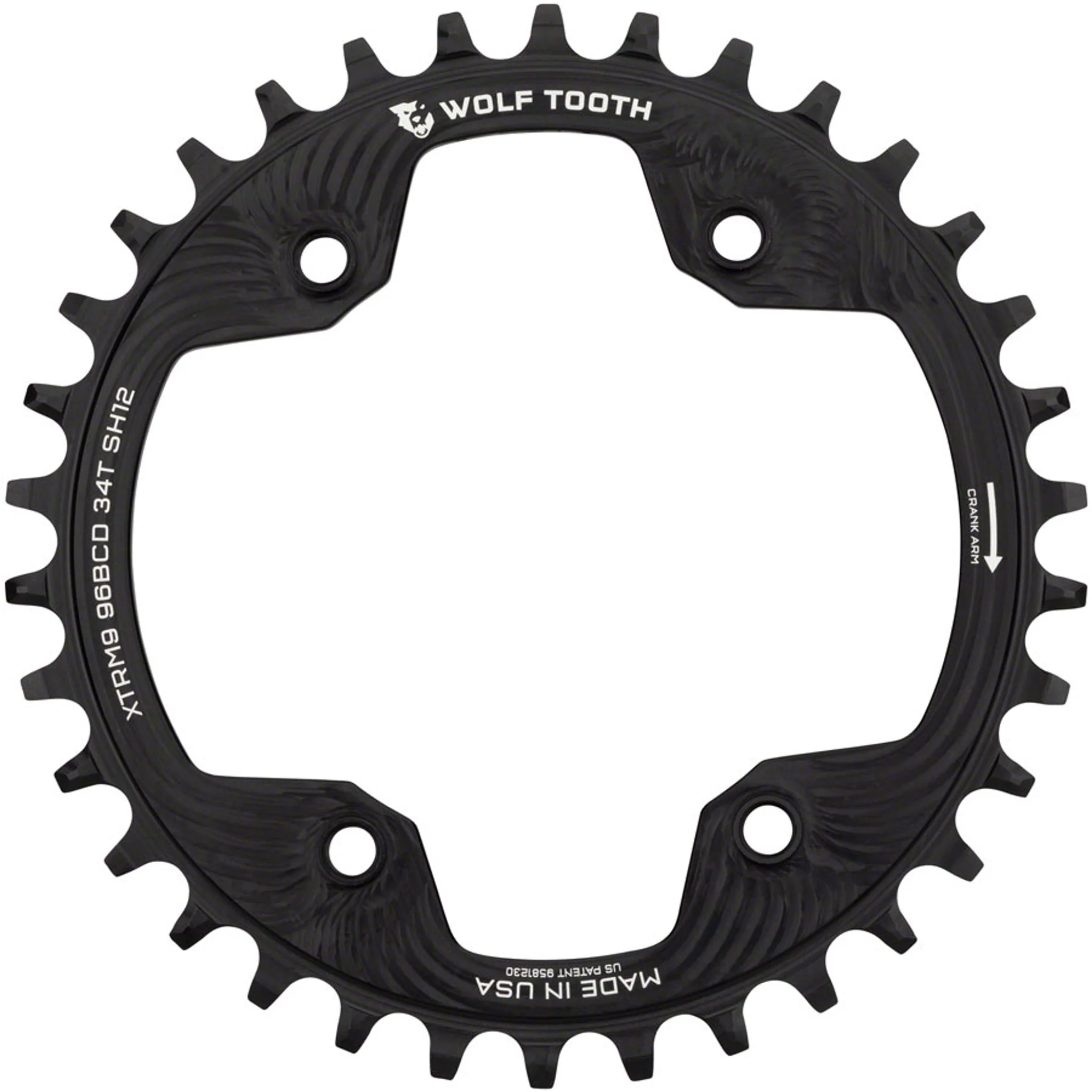 Shimano XTR M9000 96 BCD Asymmetrical Hyperglide + Chainrings - Image 2