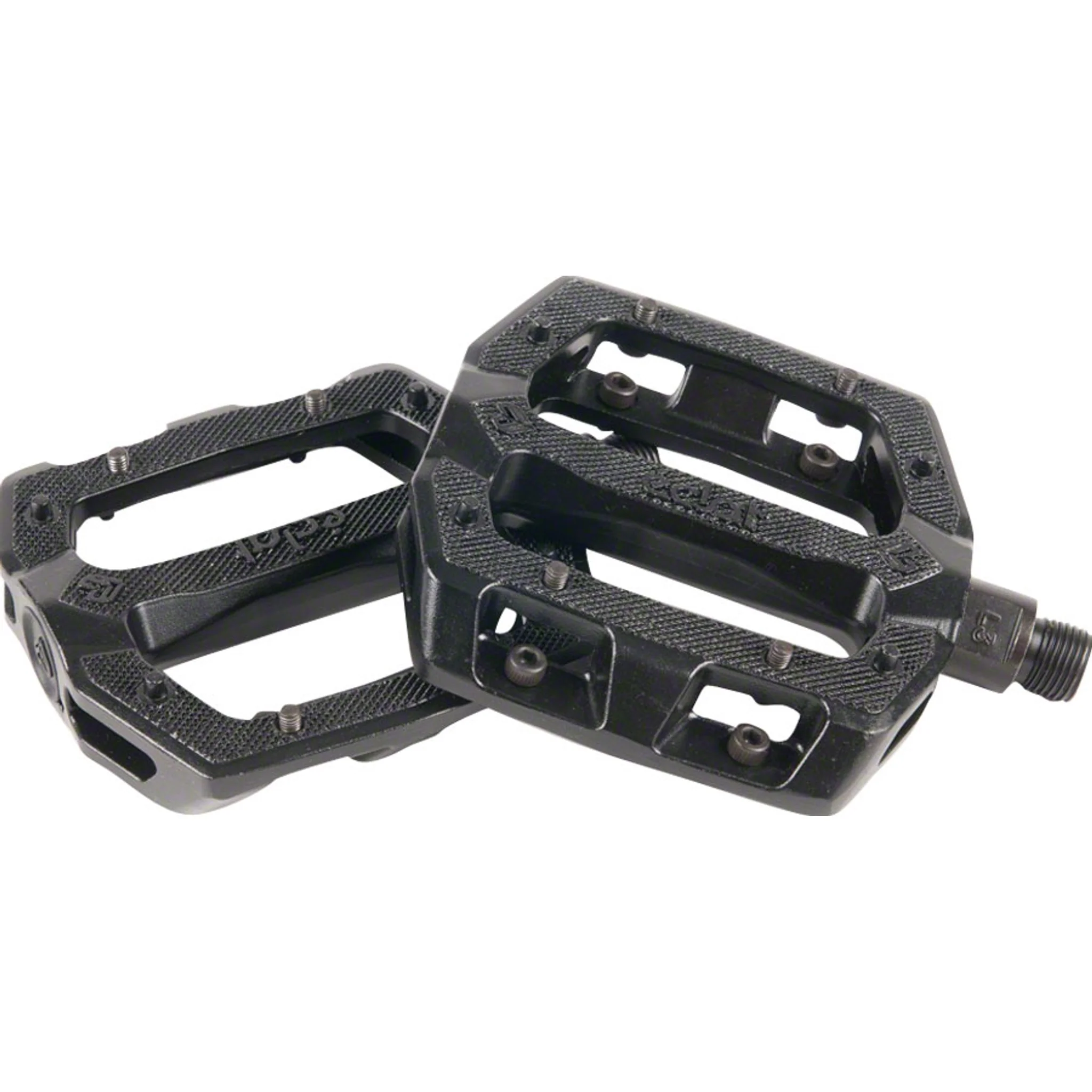 Slash Pedals - Platform, Aluminum, 9/16", Black