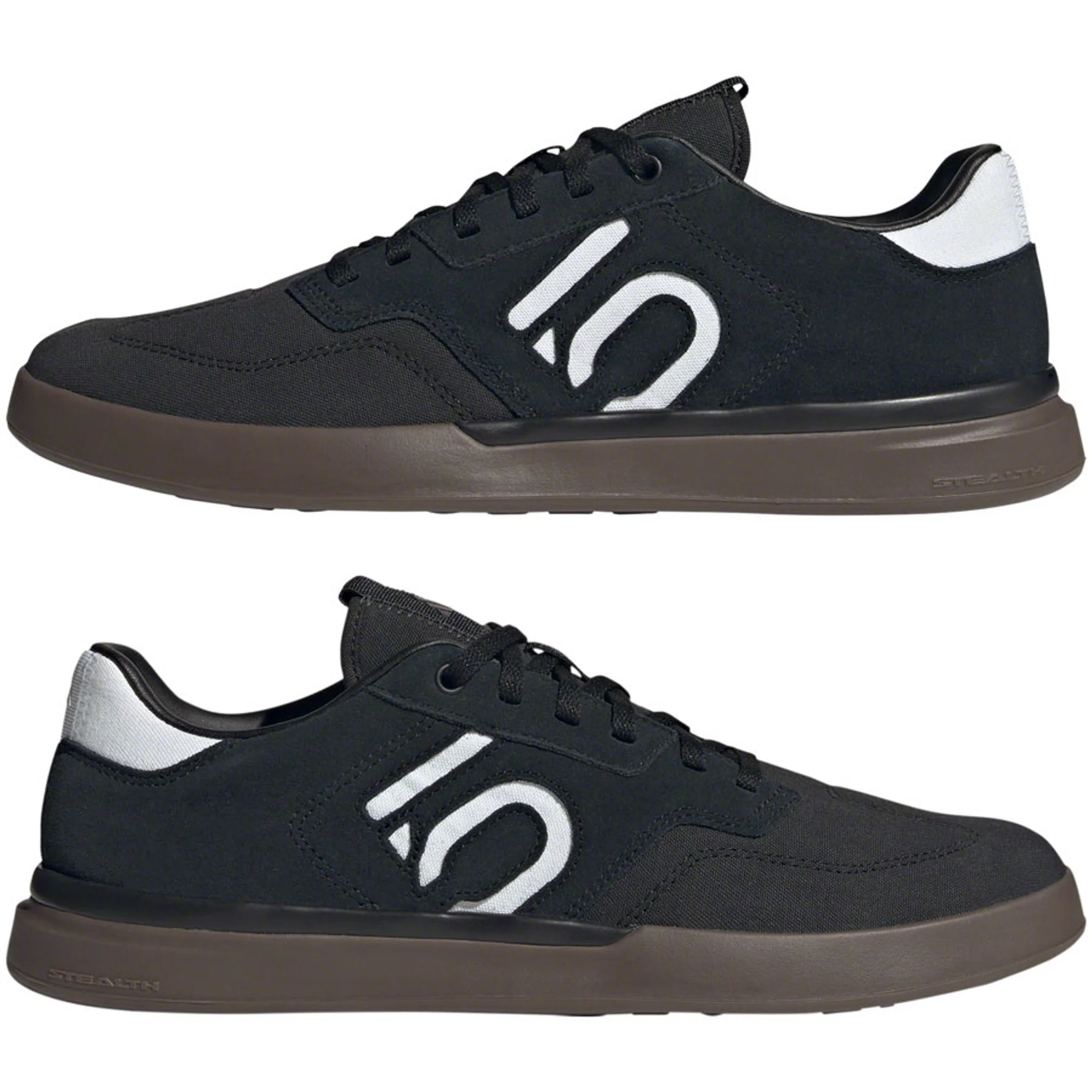 Sleuth Canvas Flat Shoes - Core Black/Core Black/FTWR White - Image 4