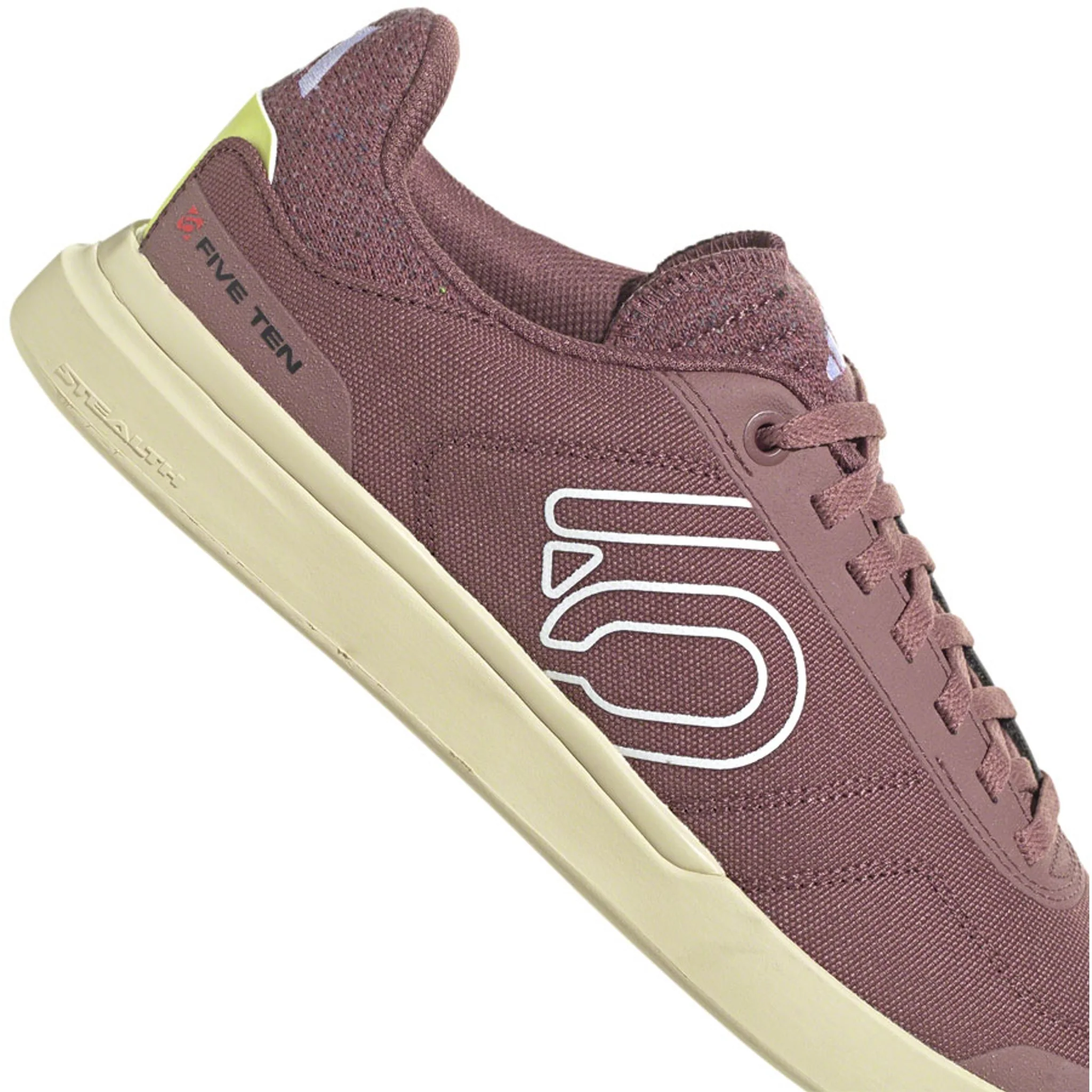 Sleuth DLX Canvas Flat Shoes - Women's, Quiet Crimson/Ftwr White/Core Black - Image 6