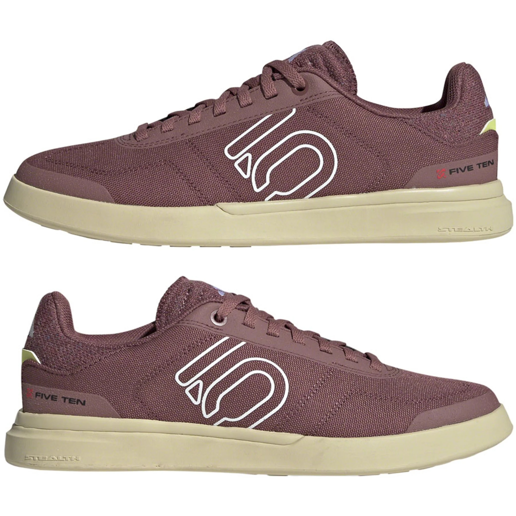 Sleuth DLX Canvas Flat Shoes - Women's, Quiet Crimson/Ftwr White/Core Black - Image 7