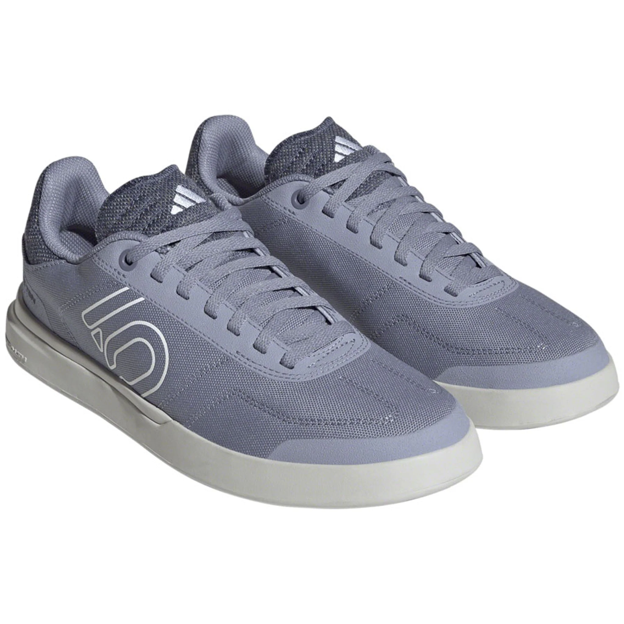Sleuth DLX Canvas Flat Shoes - Women's, Silver Violet/Ftwr White/Coral Fusion