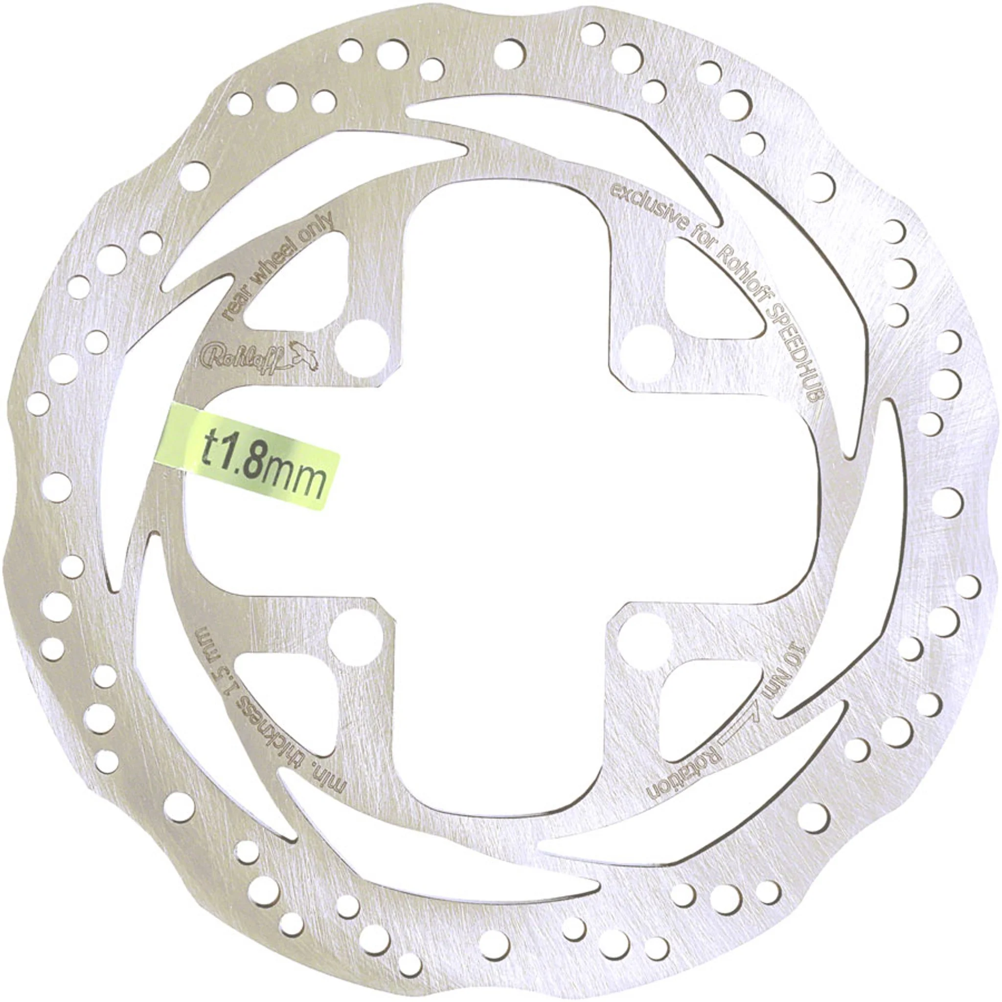 Speedhub Disc Brake Rotor - 160mm, 4-Bolt, Silver