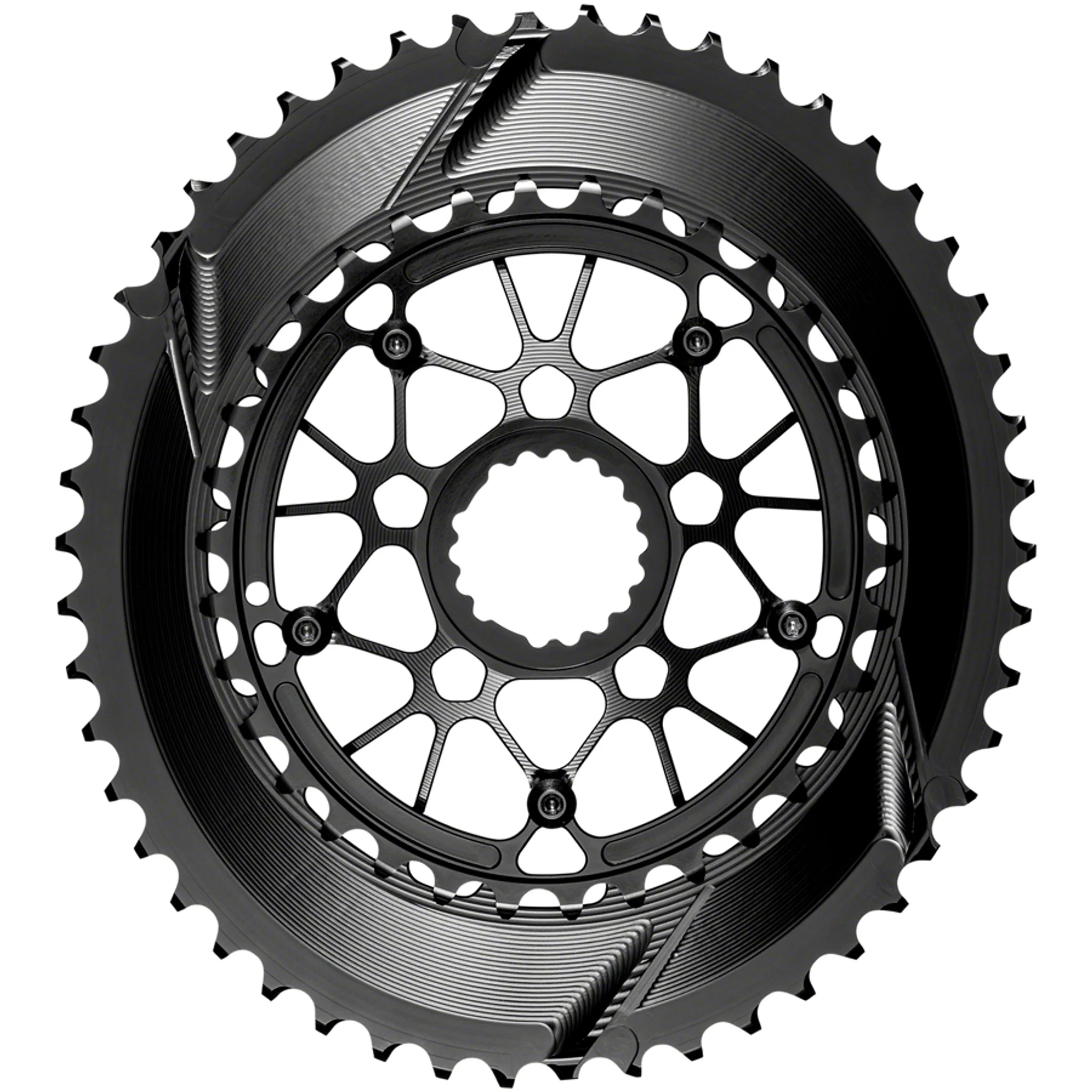 SpideRing Oval Direct Mount 2x Chainring Set for Cannondale - Image 2