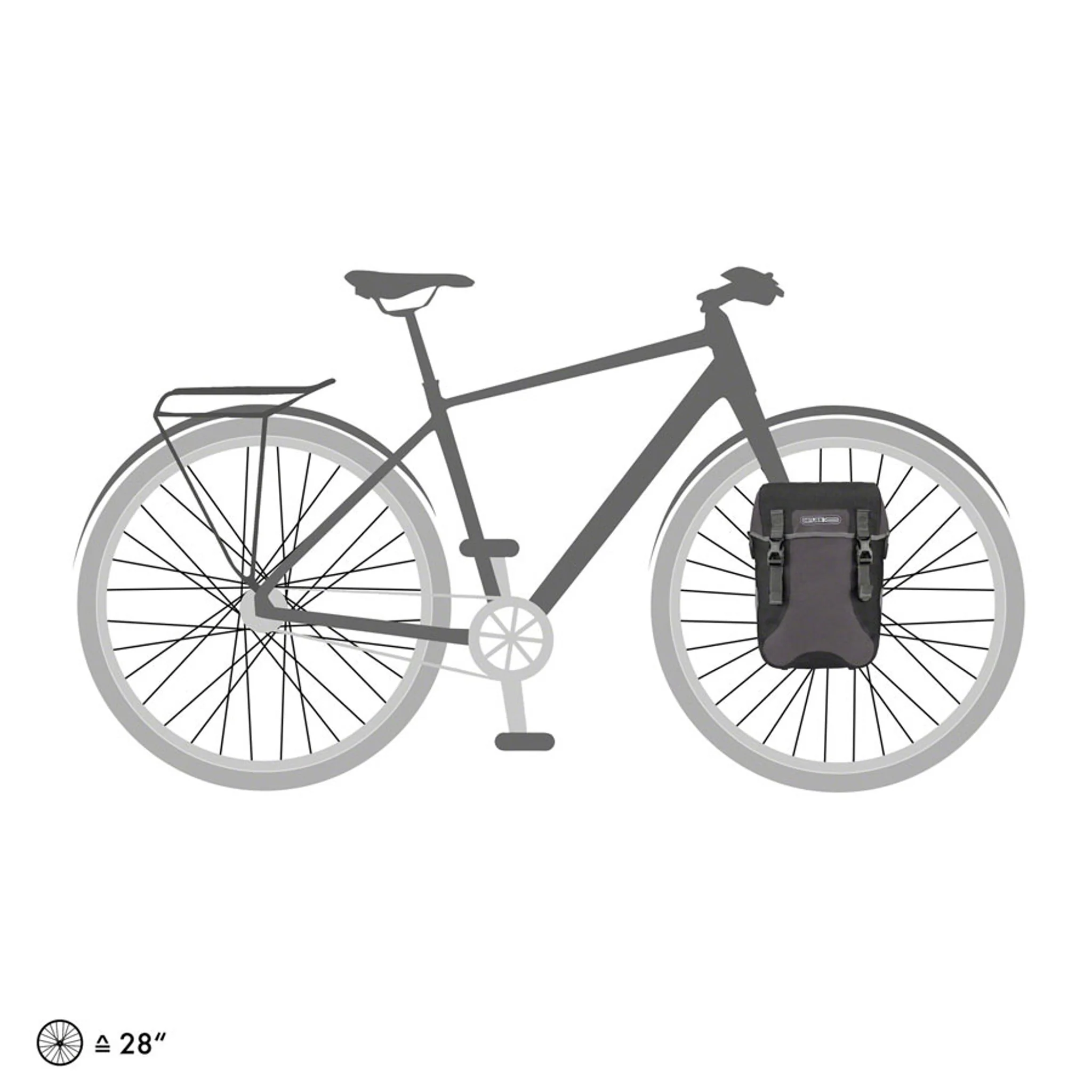 Sport-Packer Plus Pannier - 30L, Pair, Granite/Black - Image 5