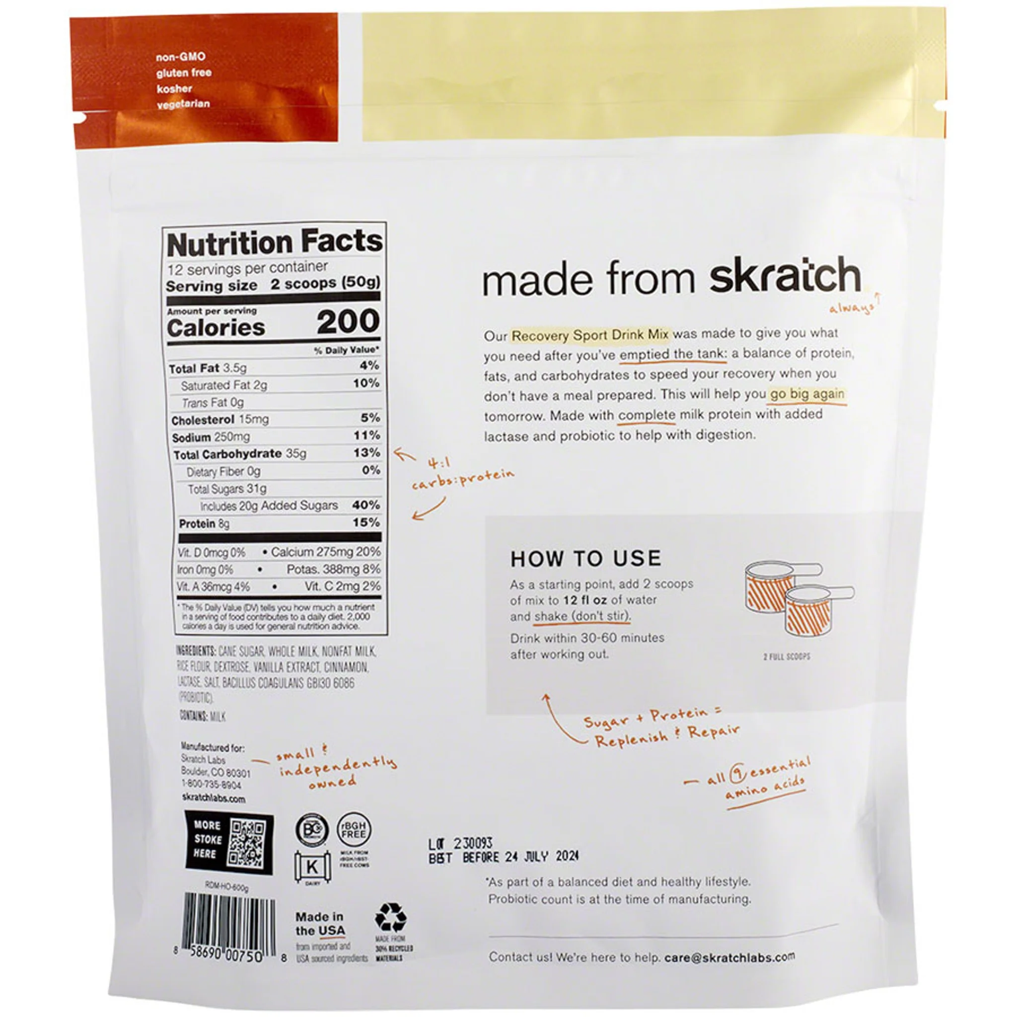 Sport Recovery - Recovery Drink Mix - Image 12