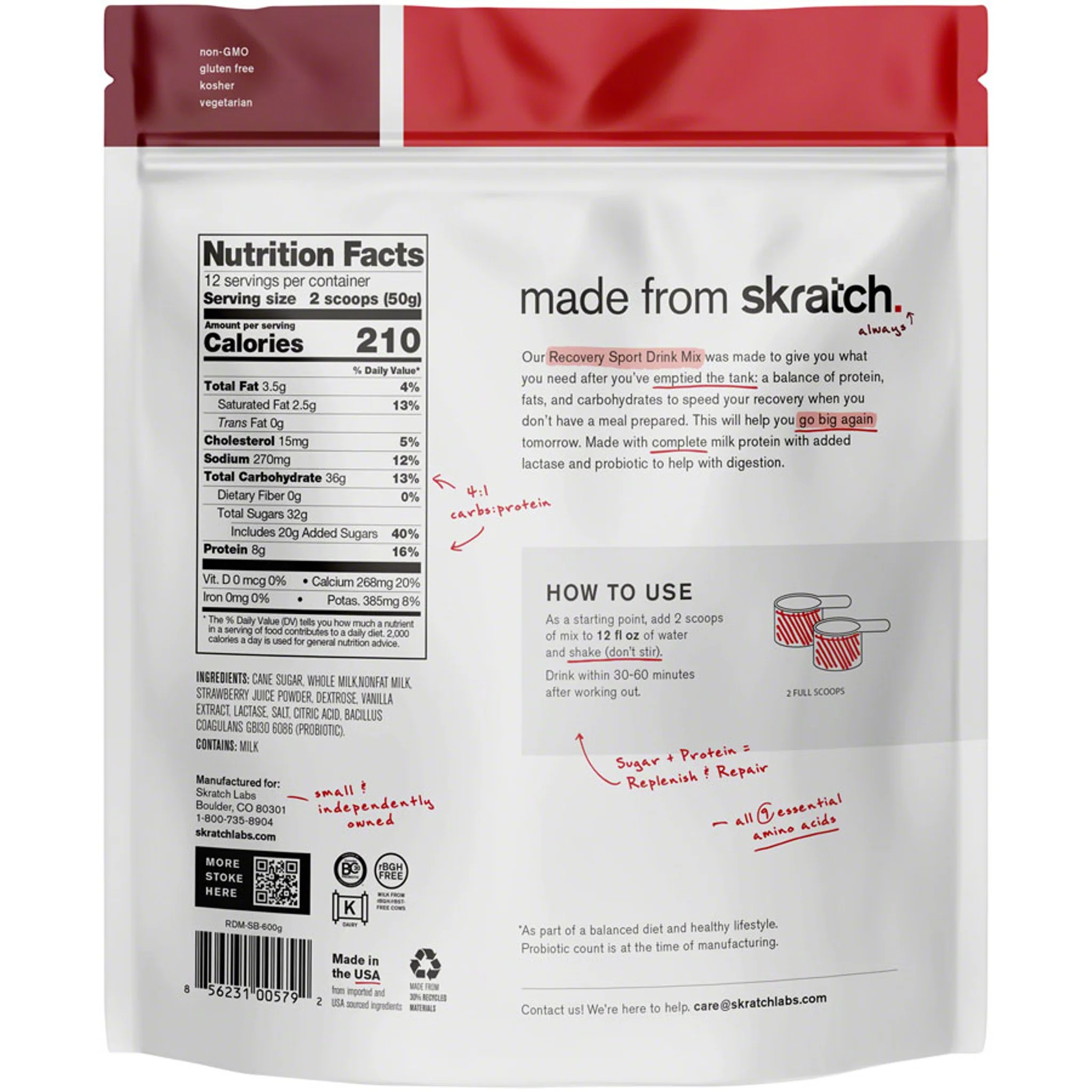 Sport Recovery - Recovery Drink Mix - Image 15