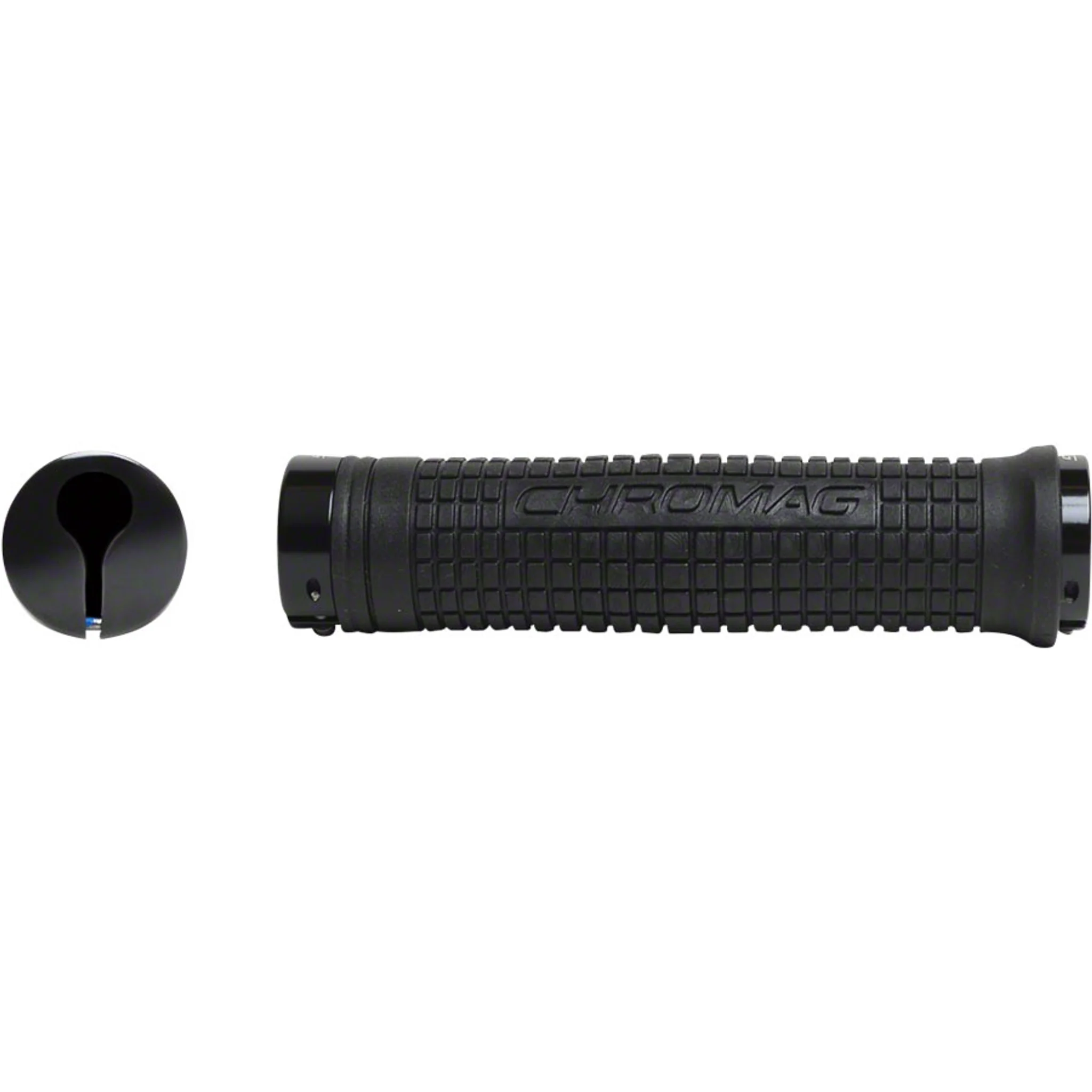 Squarewave XL Grips - Black, Lock-On