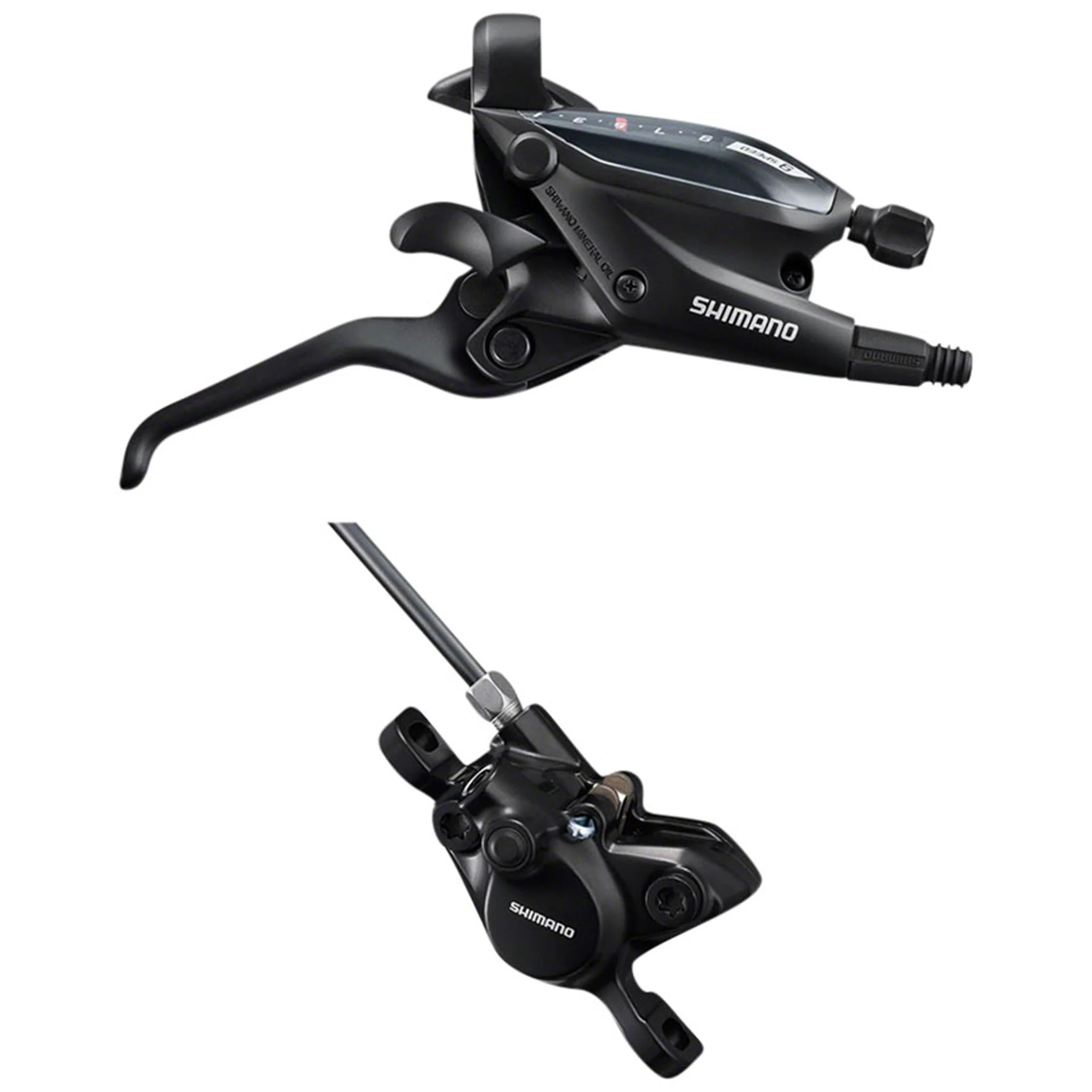 ST-EF505 Shift/Brake Lever with BR-MT200 Hydraulic Brake Caliper - Image 2