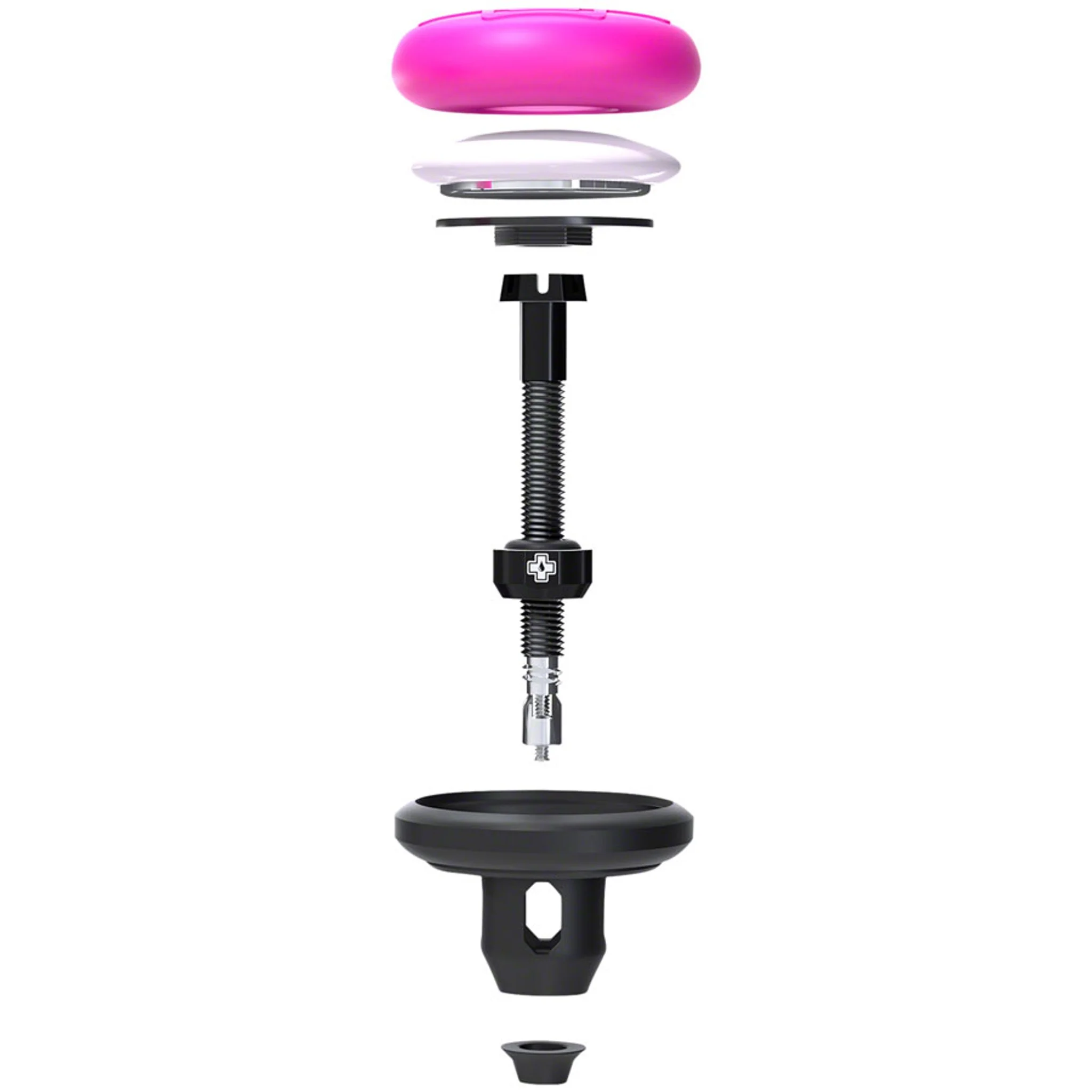 Stealth Tubeless Tag Holder Kit - Includes (2) 44mm V2 Tubeless Valves, Black - Image 4