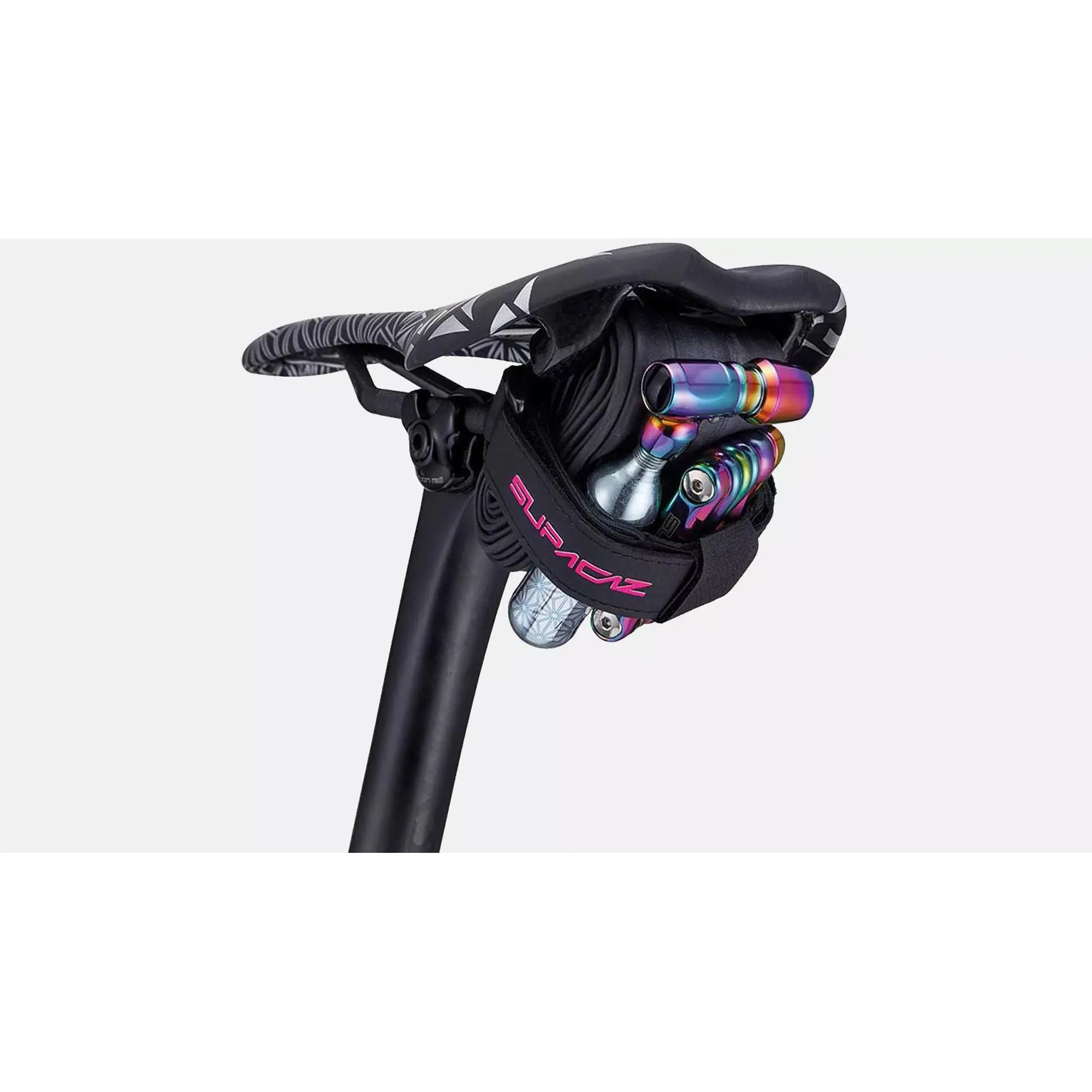Supacaz Supa Strap - Bicycle Seat or Frame Strap, Gear Stash, Flat Repair Carrier - Image 2