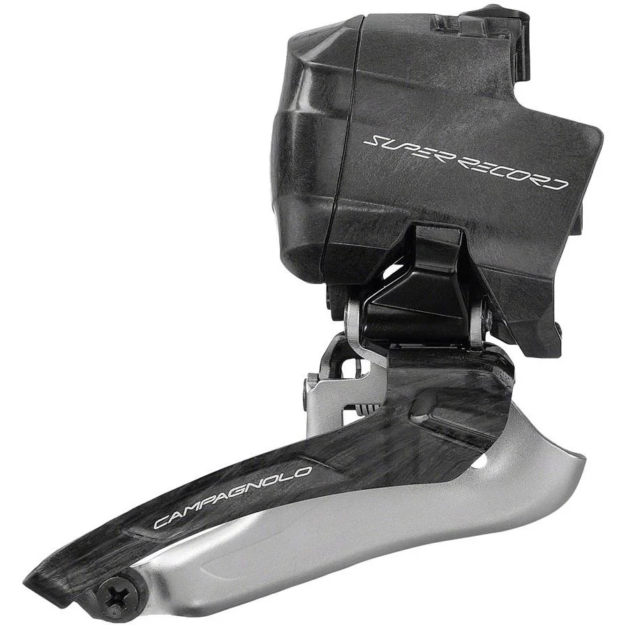 Super Record Wireless Front Derailleur - 12-Speed, Braze-On, Carbon