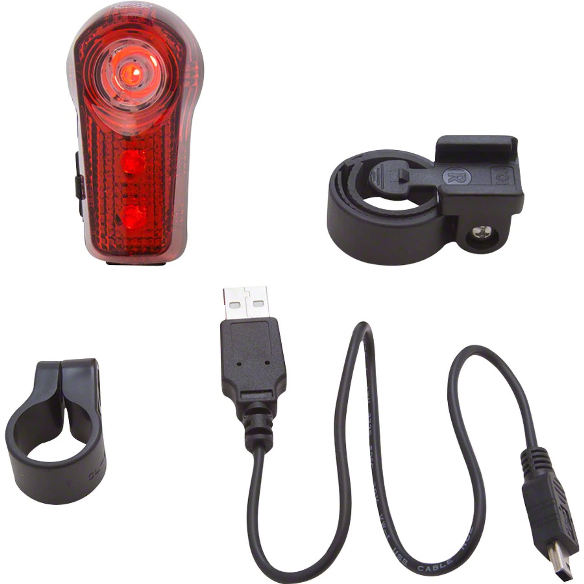 Superflash USB-Rechargeable Tail Light: Red/Black - Image 5
