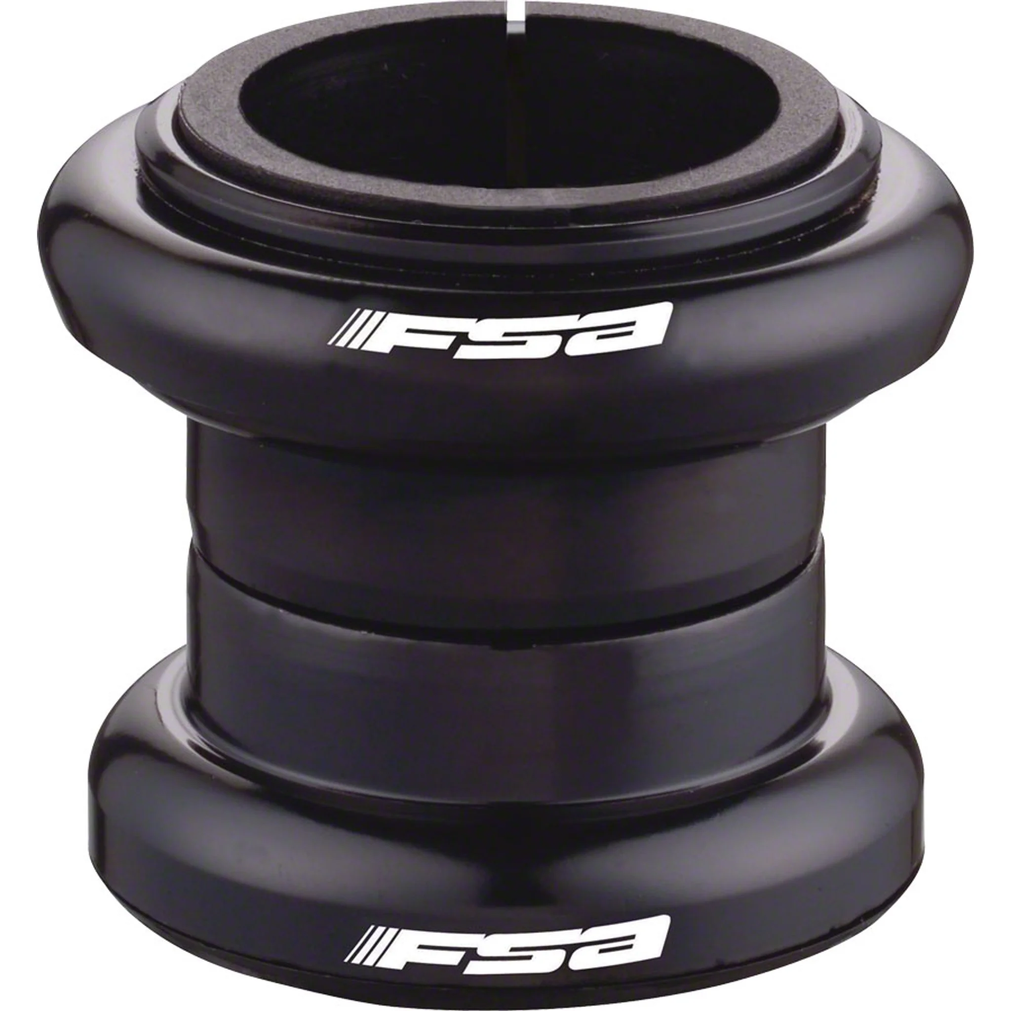 Full Speed Ahead TH-855 1-1/8" Black Threadless Headset Black 5/32x20 Caged balls